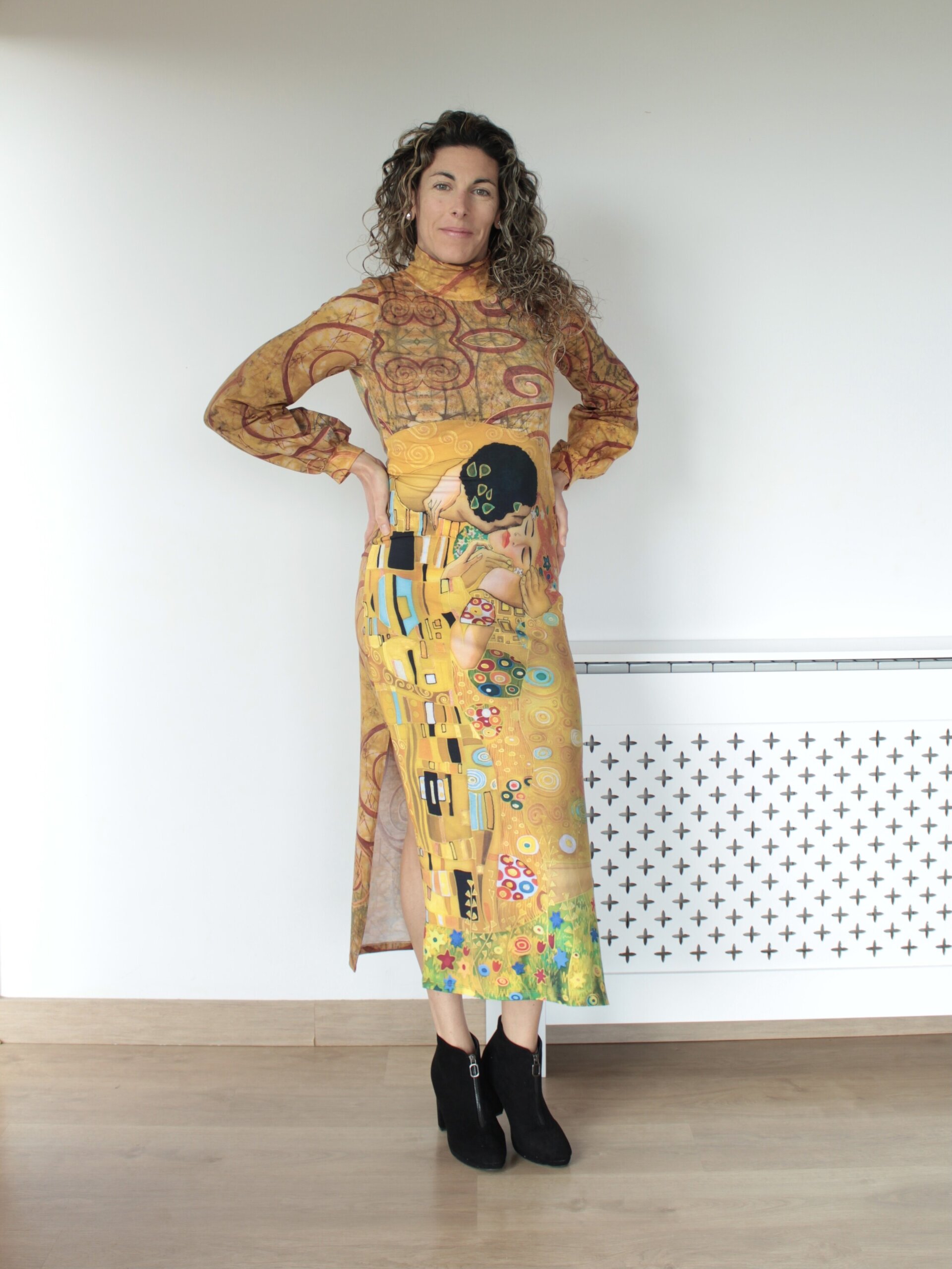 Vestido Midi aberturas - El Beso - 3