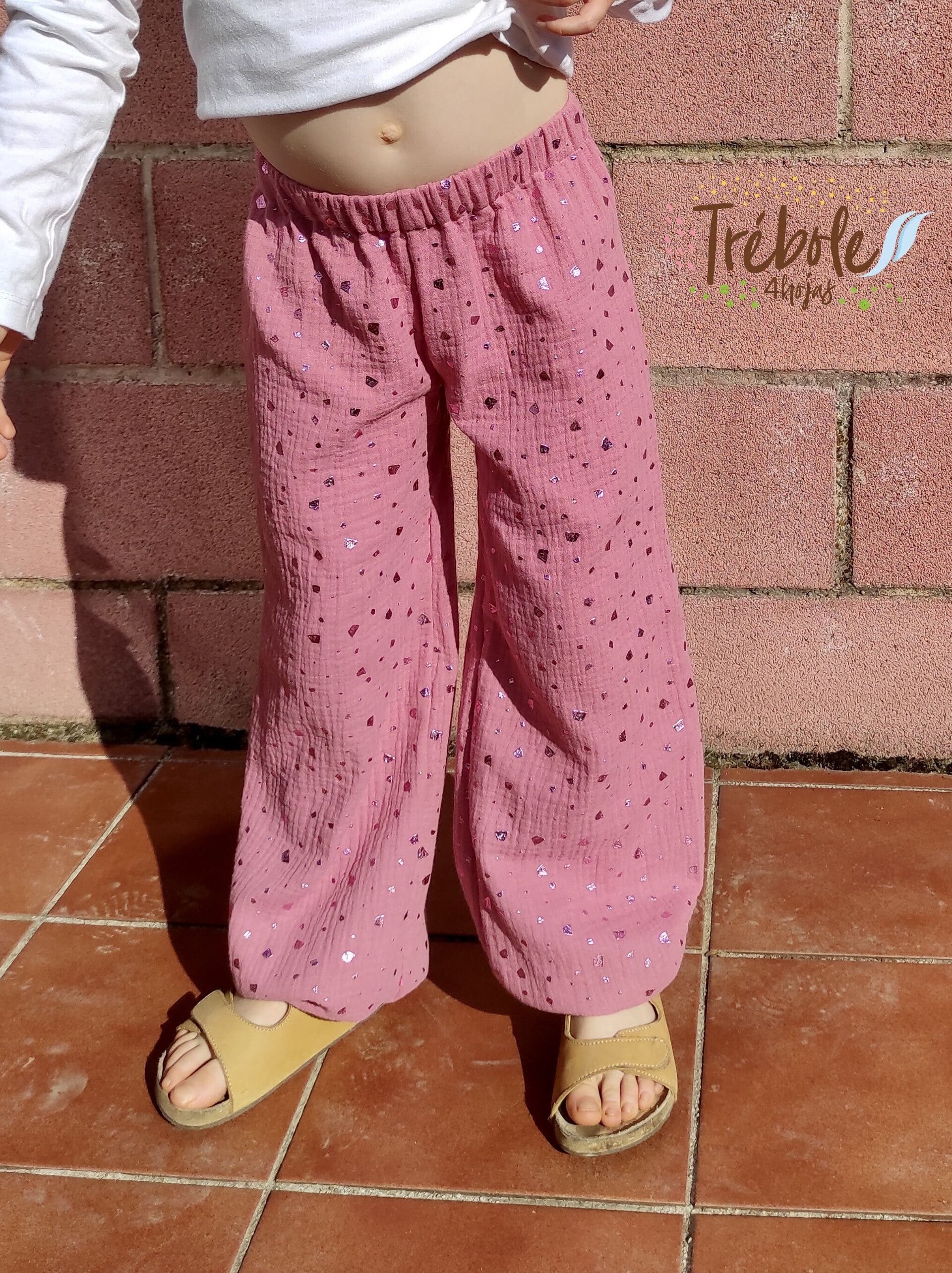 Pantalón Bombacho infantil - doble gasa Brilli Brilli - - 5