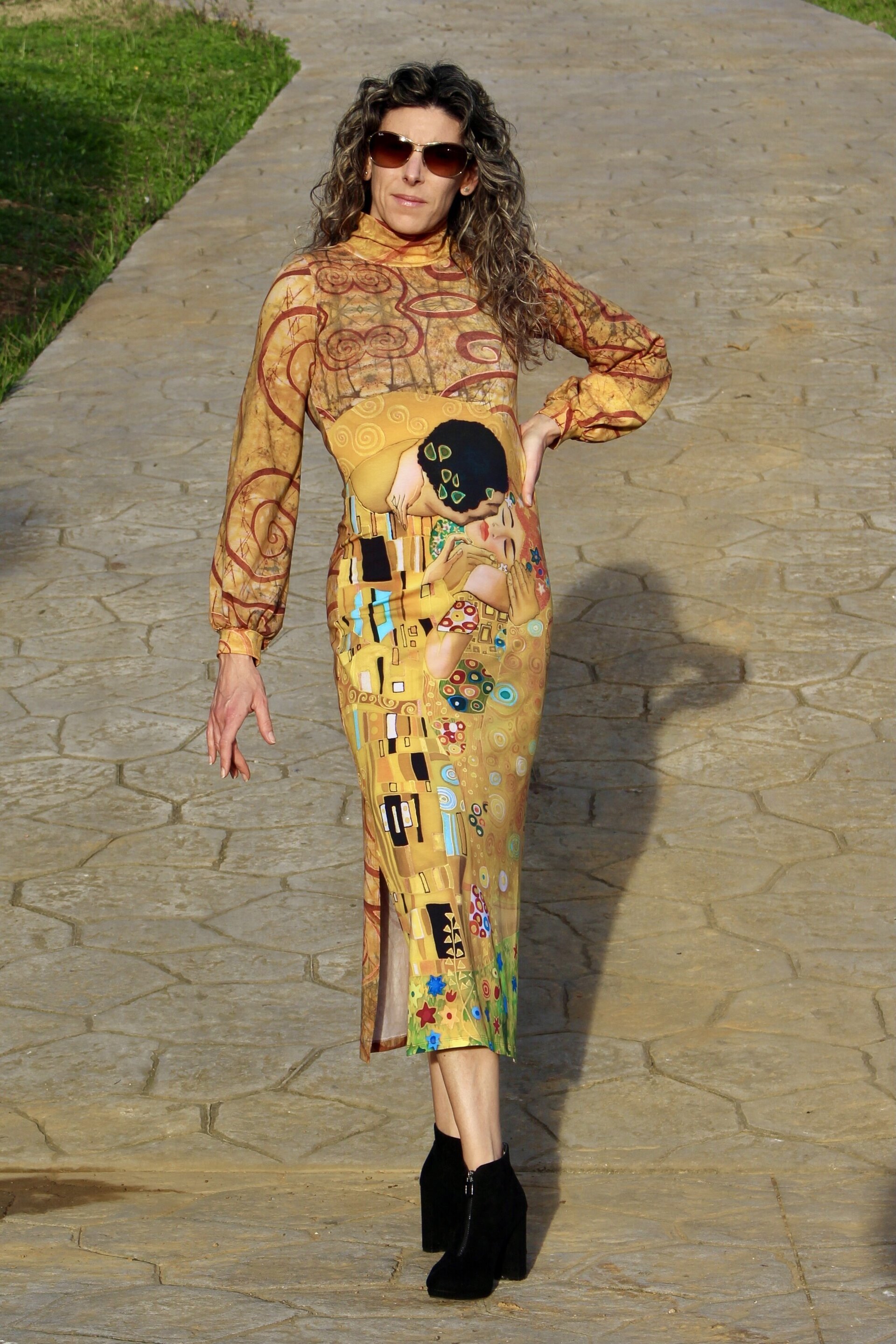 Vestido Midi aberturas - El Beso - 6