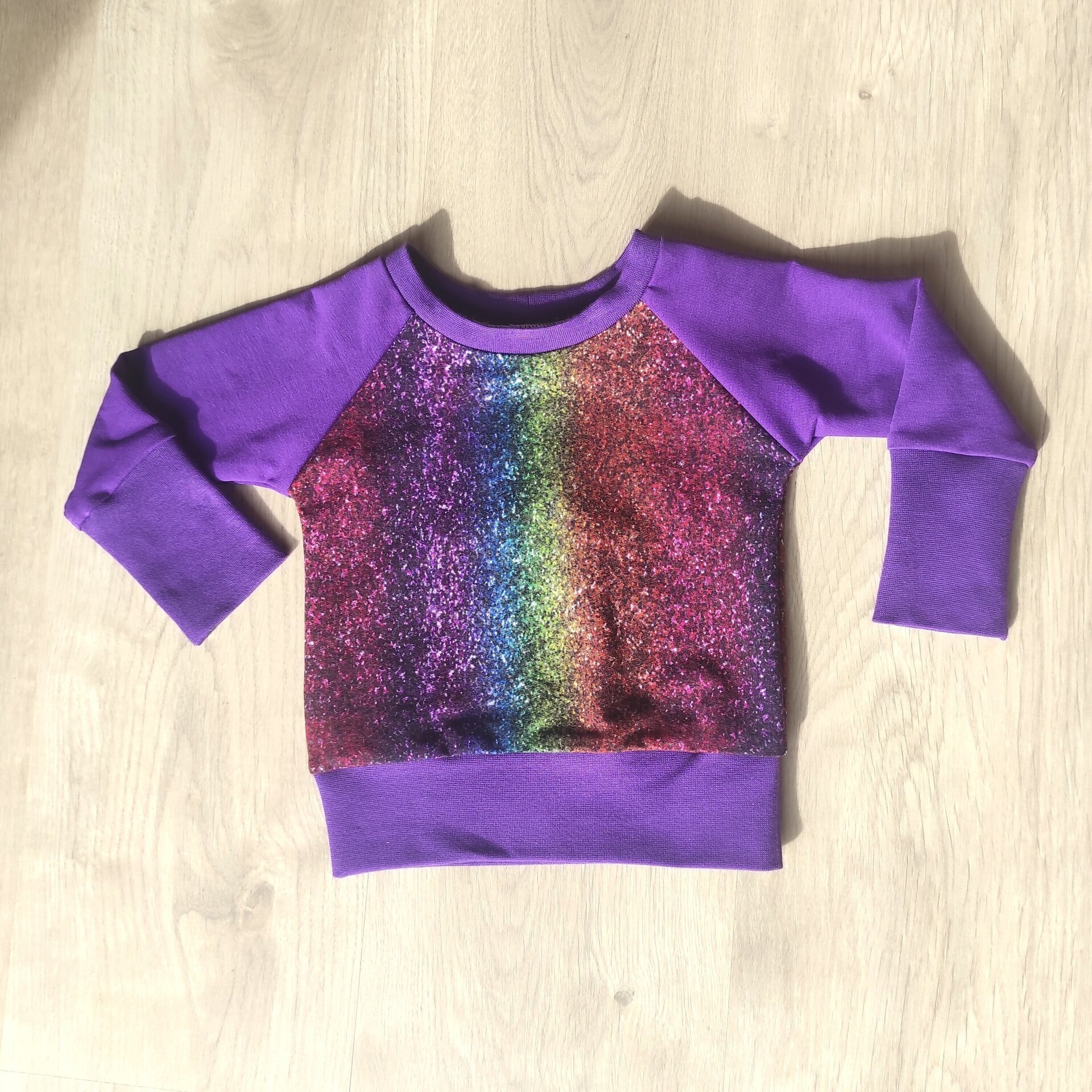 Sudadera Evolutiva - Arcoíris Brilli morado - 2