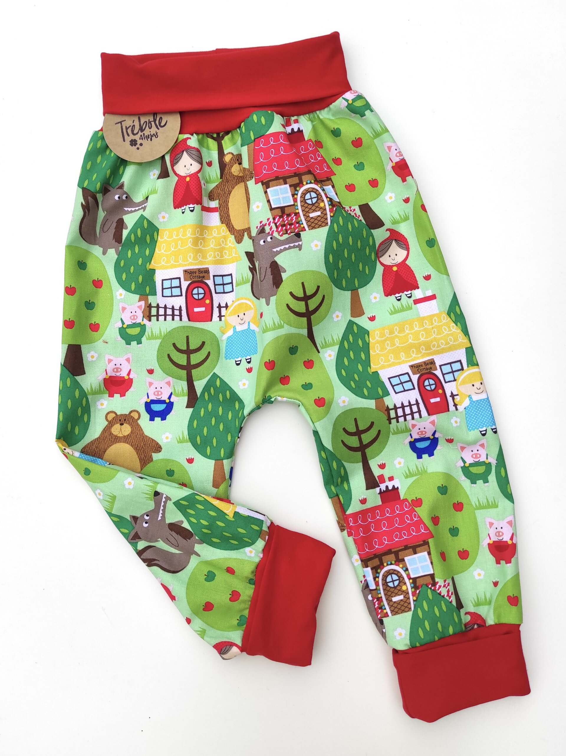 Pantalón Sarouel/Harem Infantil - Cuentos - Caperucita - 3