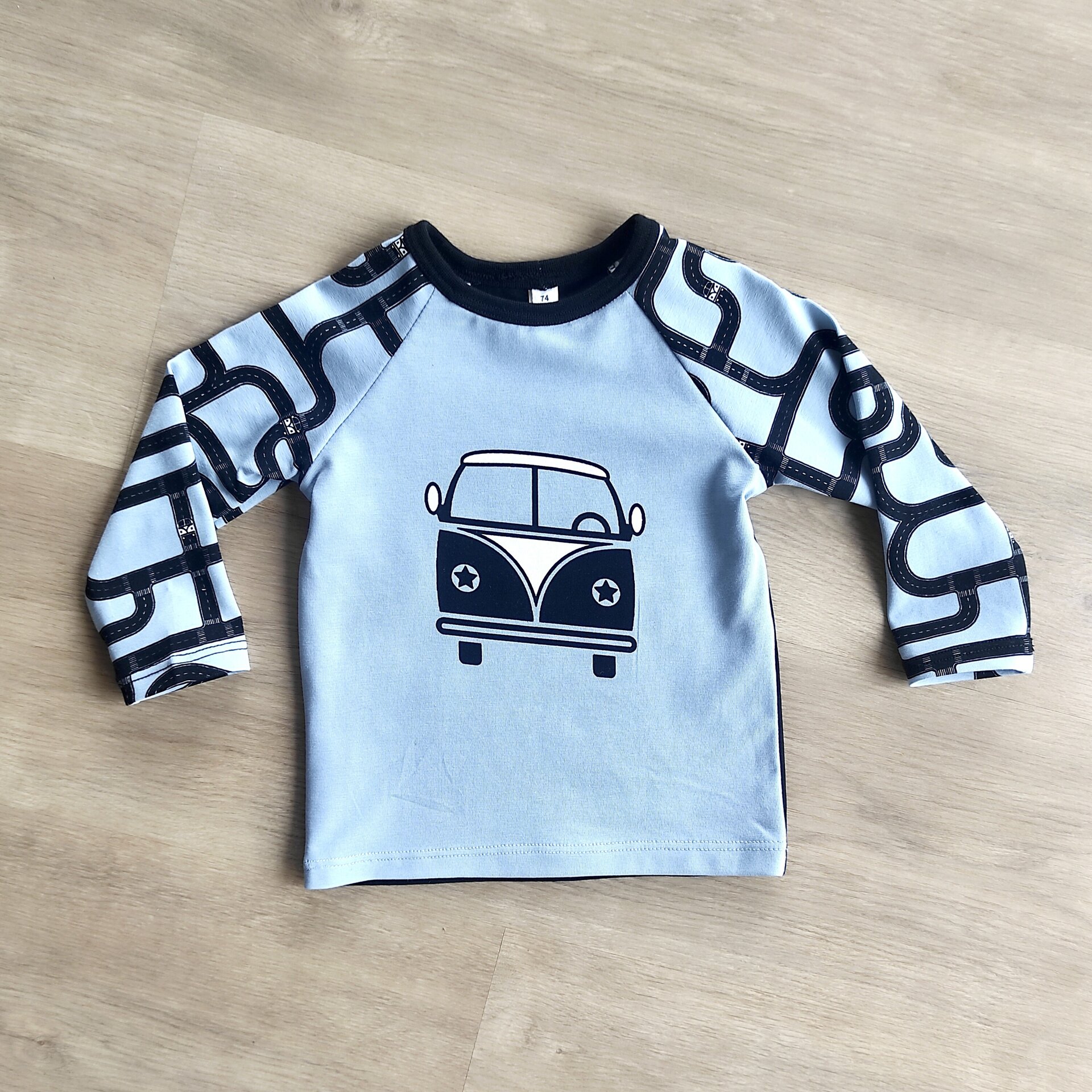 Camiseta para bebé unisex - manga larga - Furgo Van - 2