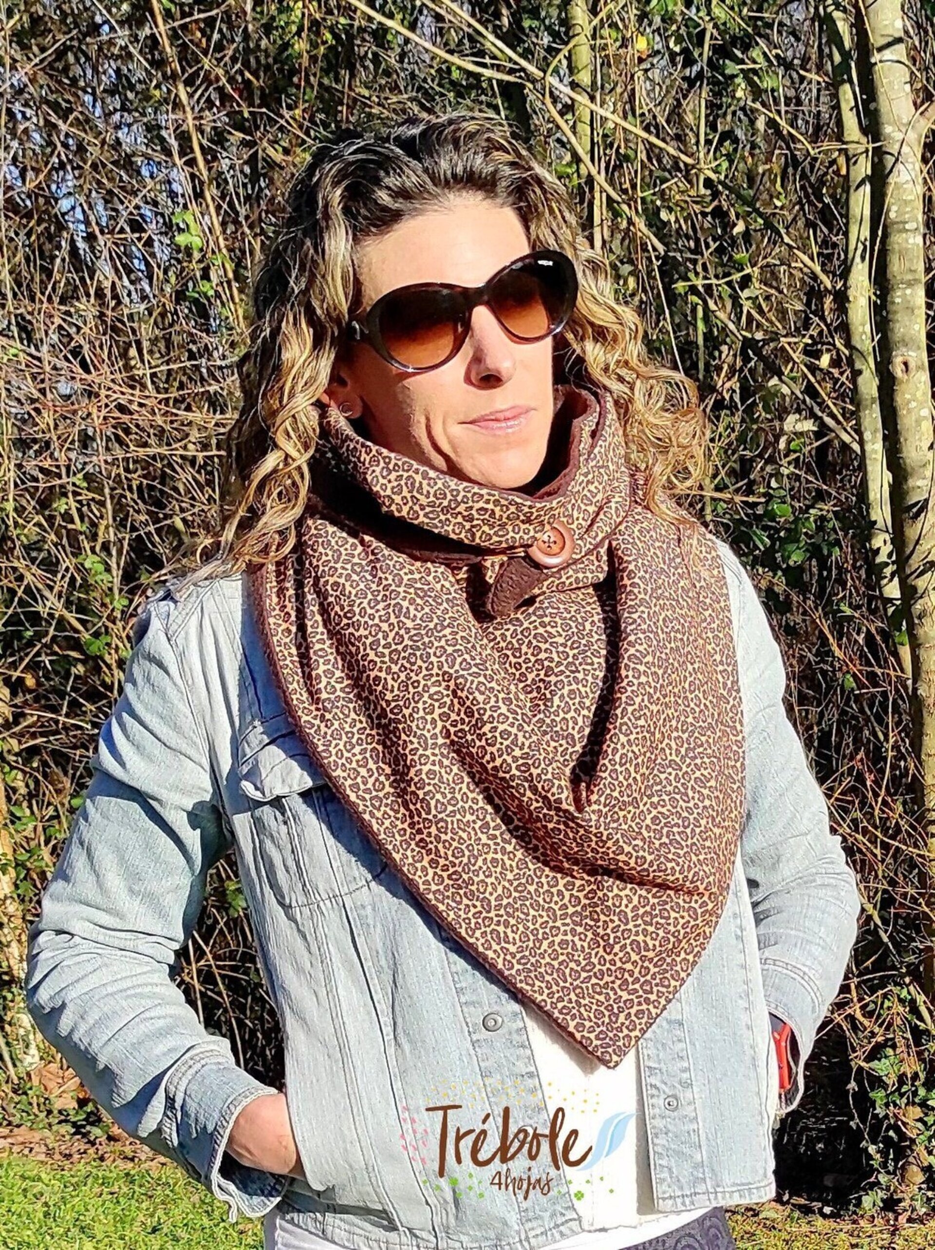Bufanda triangular - Animal Print - 7