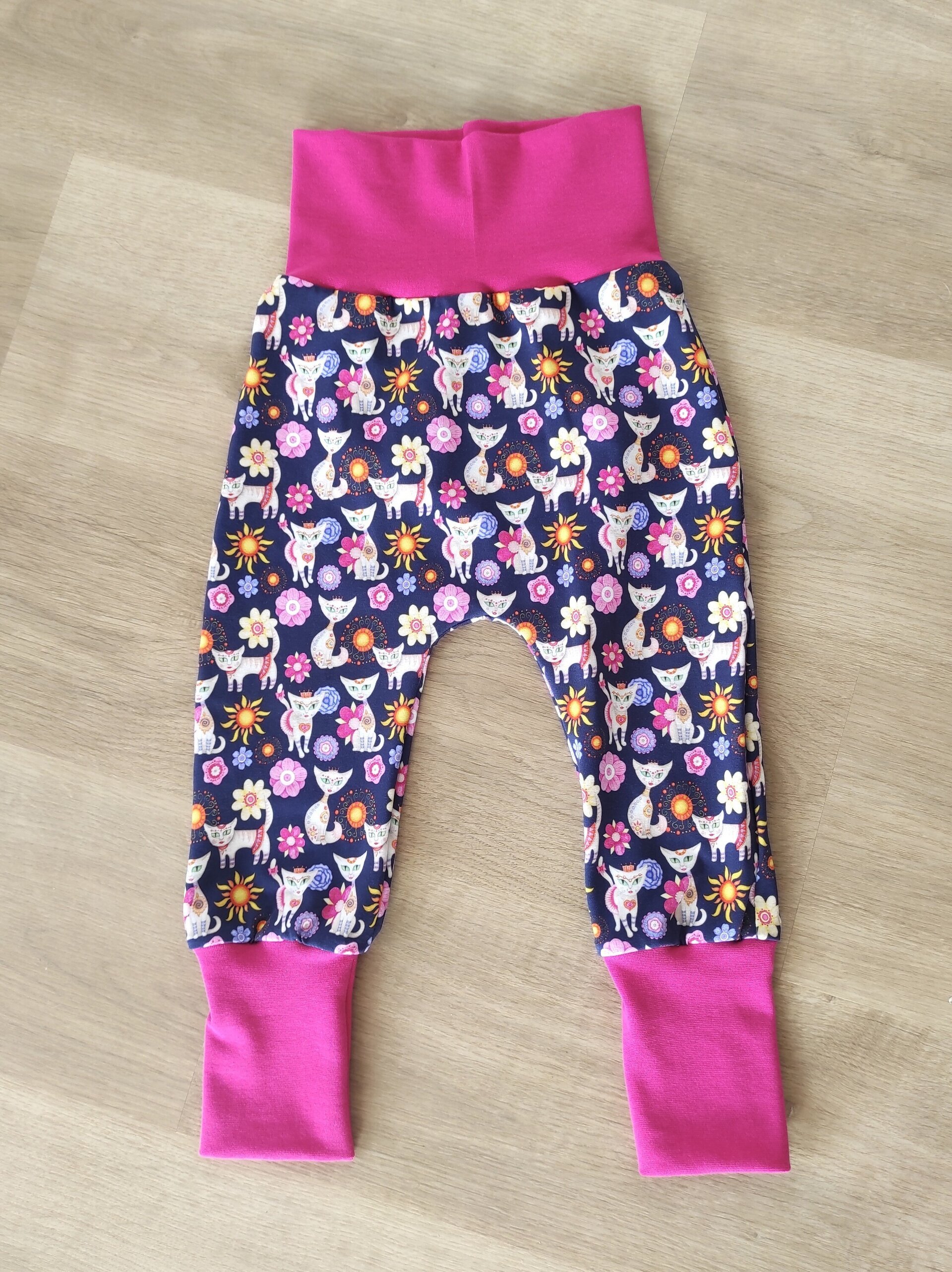 Pantalón Evolutivo - Gatitos flower power - 2