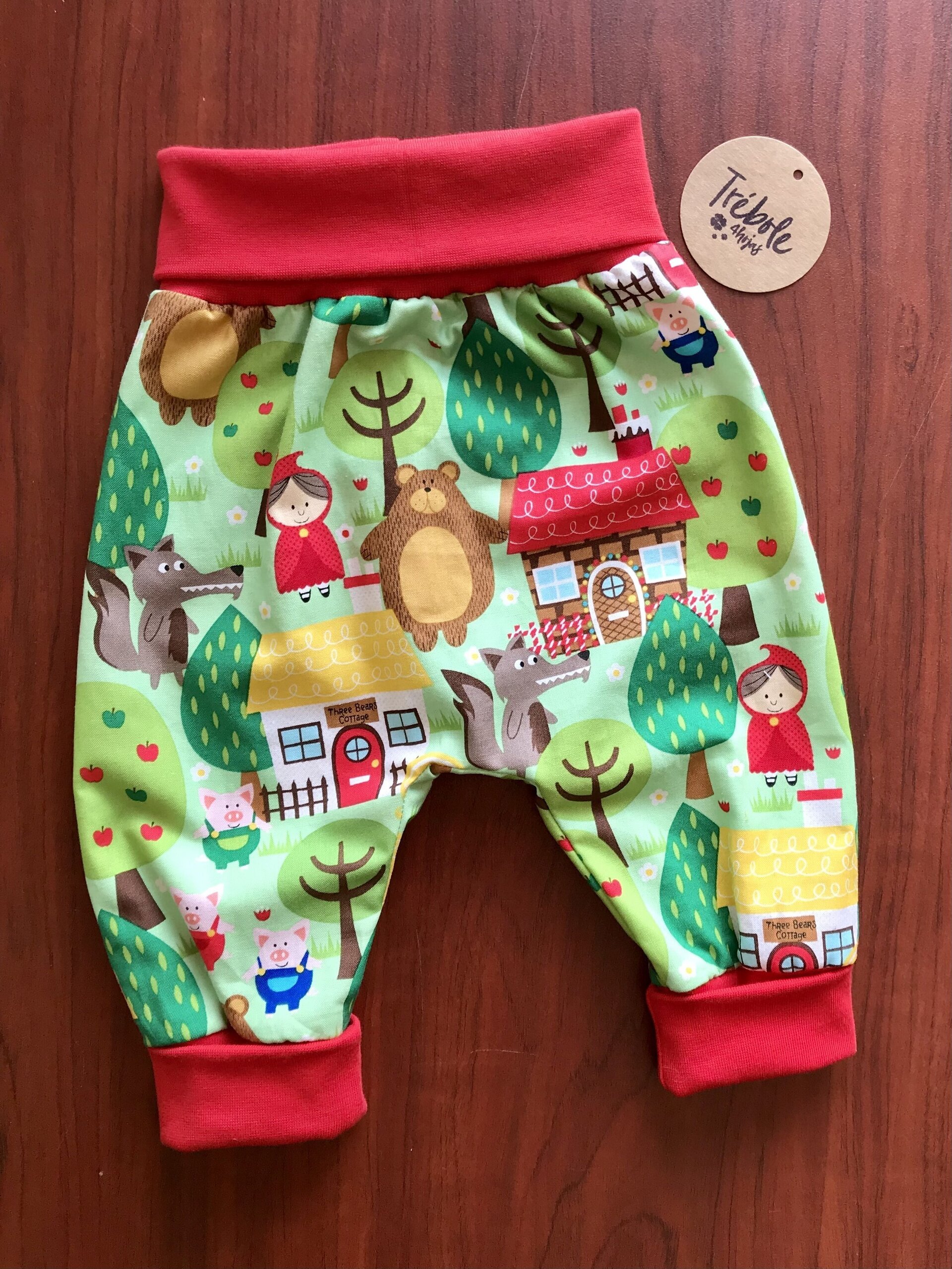 Pantalón Sarouel/Harem Infantil - Cuentos - Caperucita - 5