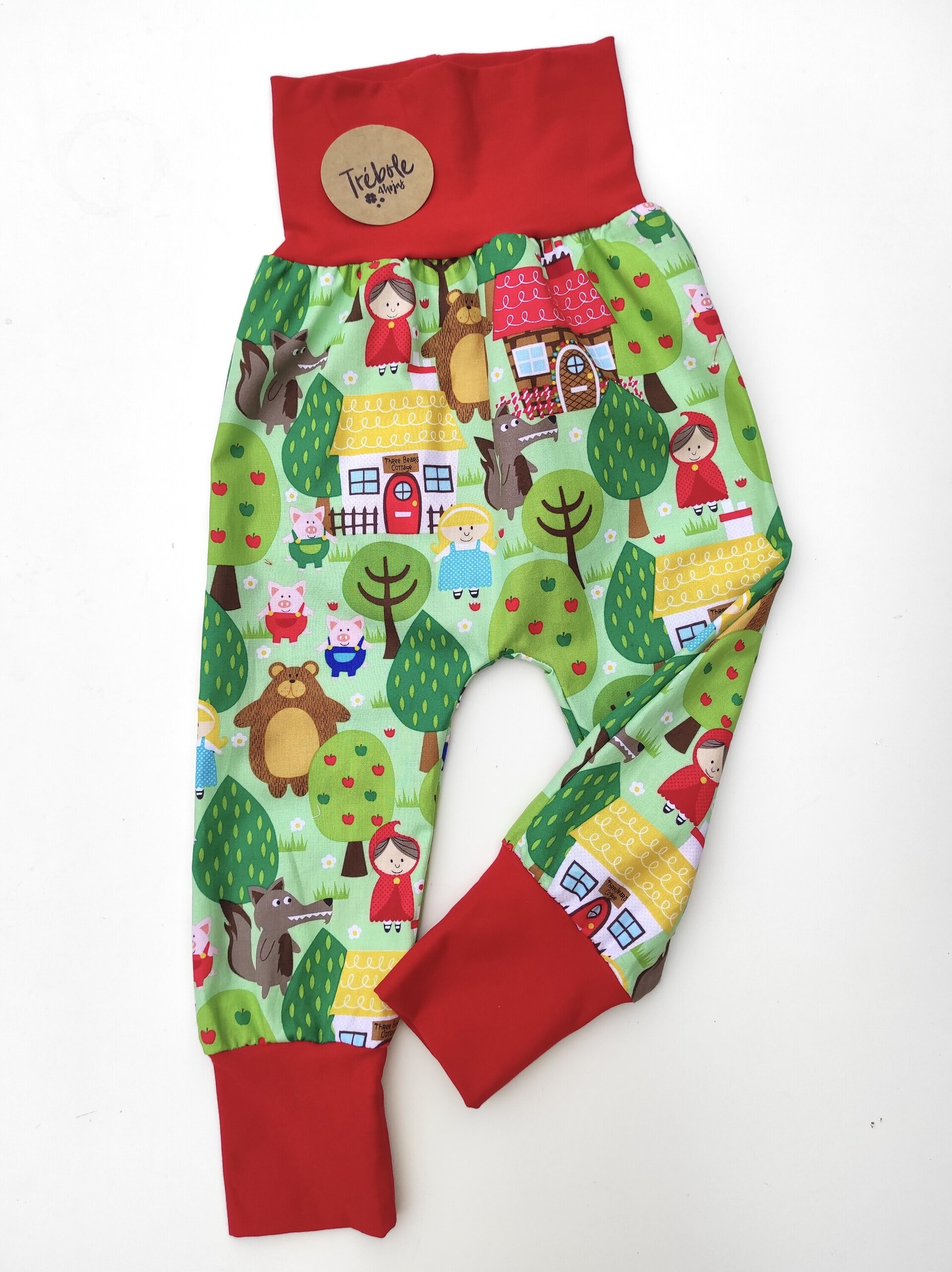 Pantalón Sarouel/Harem Infantil - Cuentos - Caperucita - 6