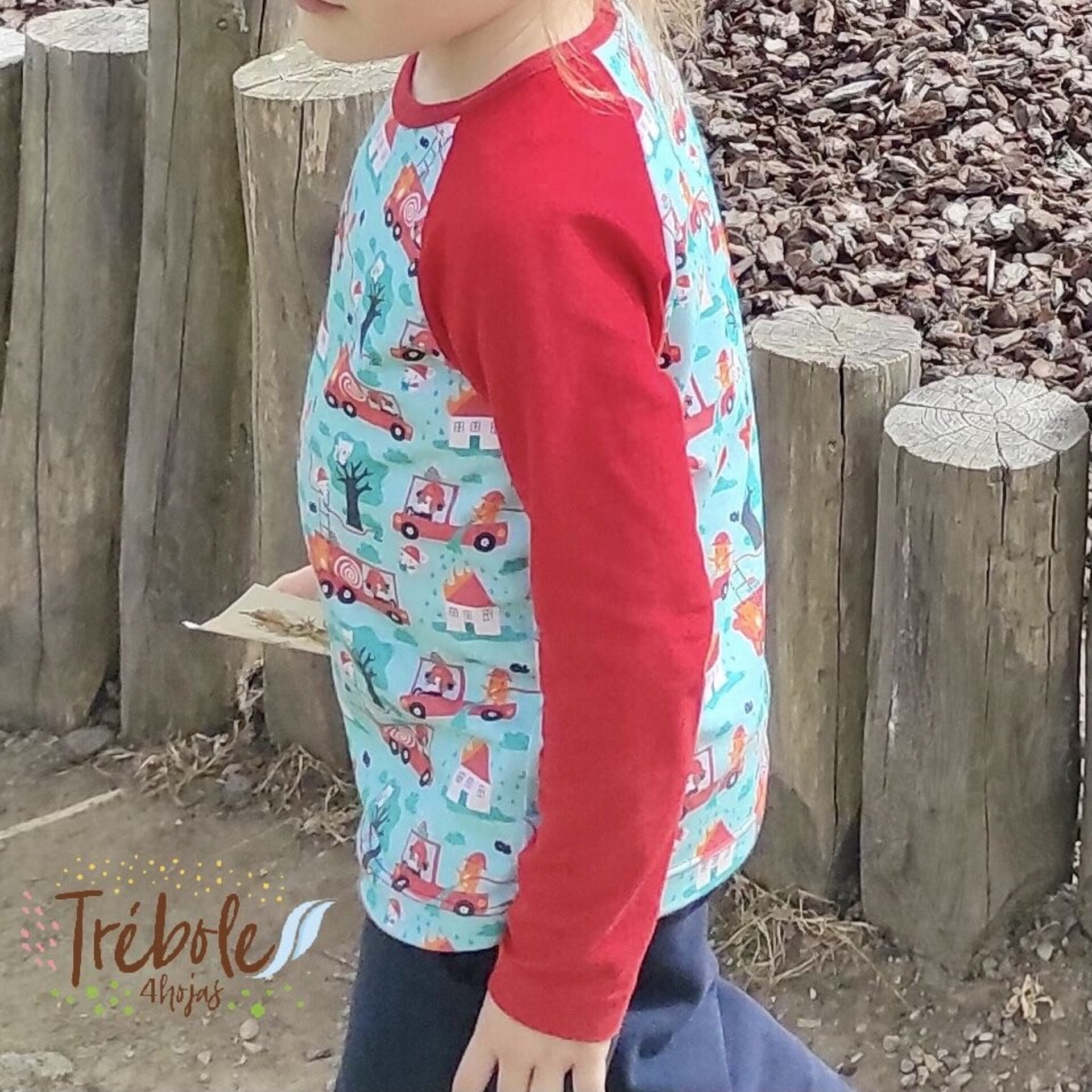 Camiseta Infantil Manga Larga - Bomberos - 4