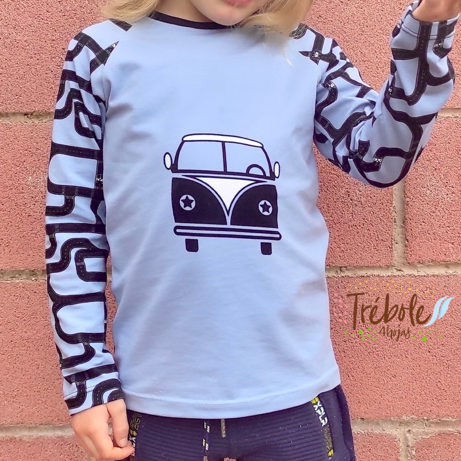 Camiseta Infantil Manga Larga - Furgo Van - 3