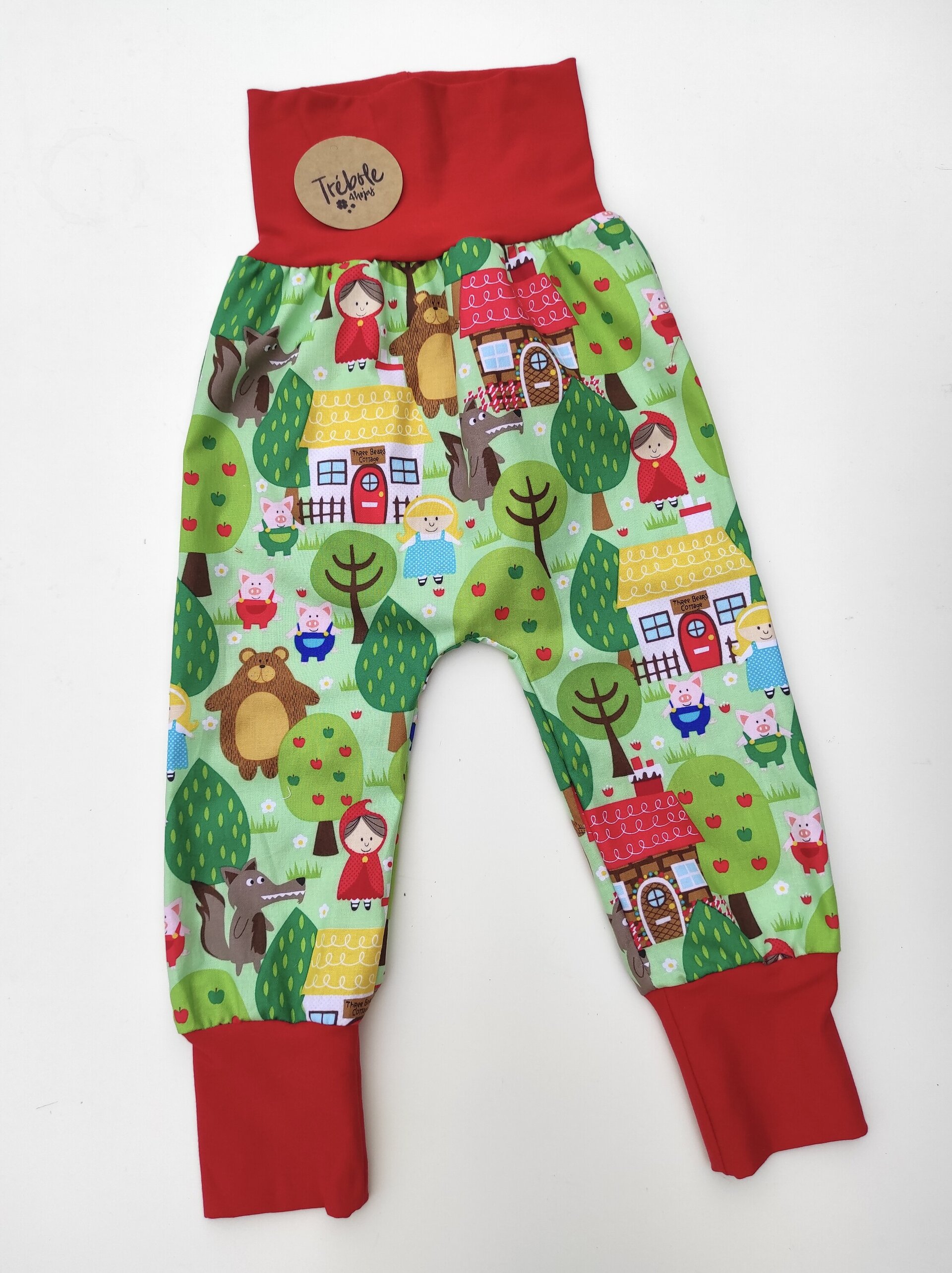 Pantalón Sarouel/Harem Infantil - Cuentos - Caperucita - 4