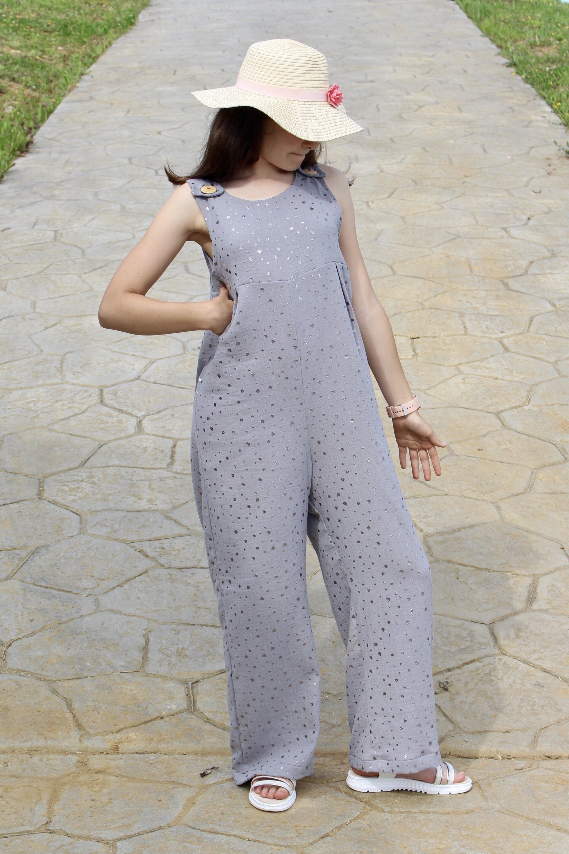 Peto doble gasa - Brilli Brilli Gris - 2