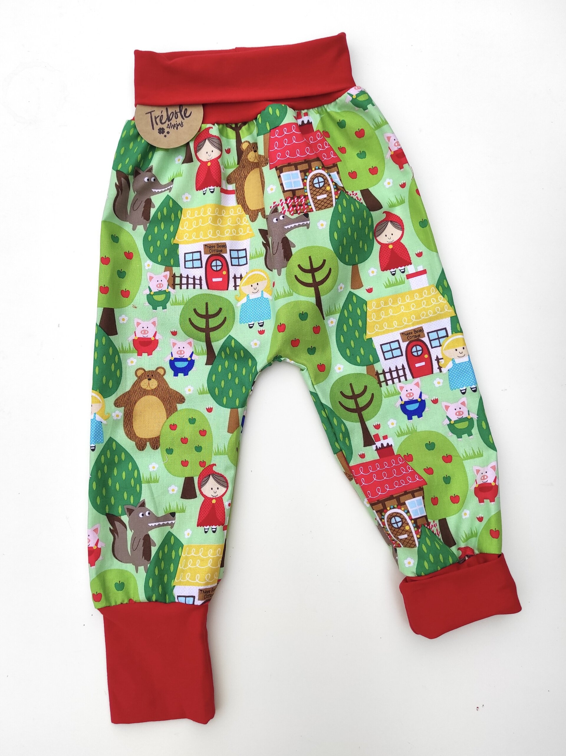 Pantalón Sarouel/Harem Infantil - Cuentos - Caperucita - 2
