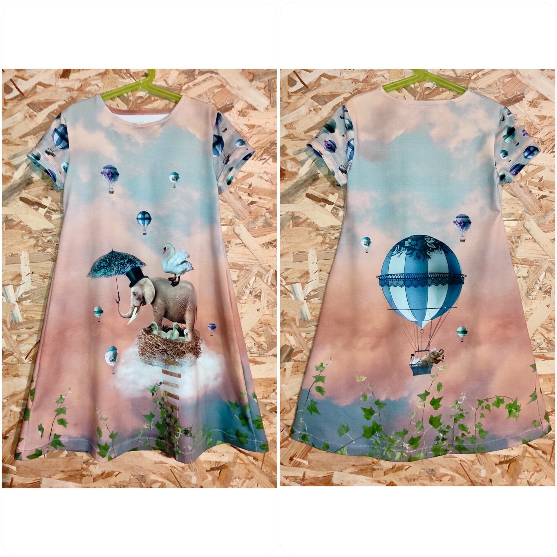 Vestido Infantil - Animales en Globo - 2