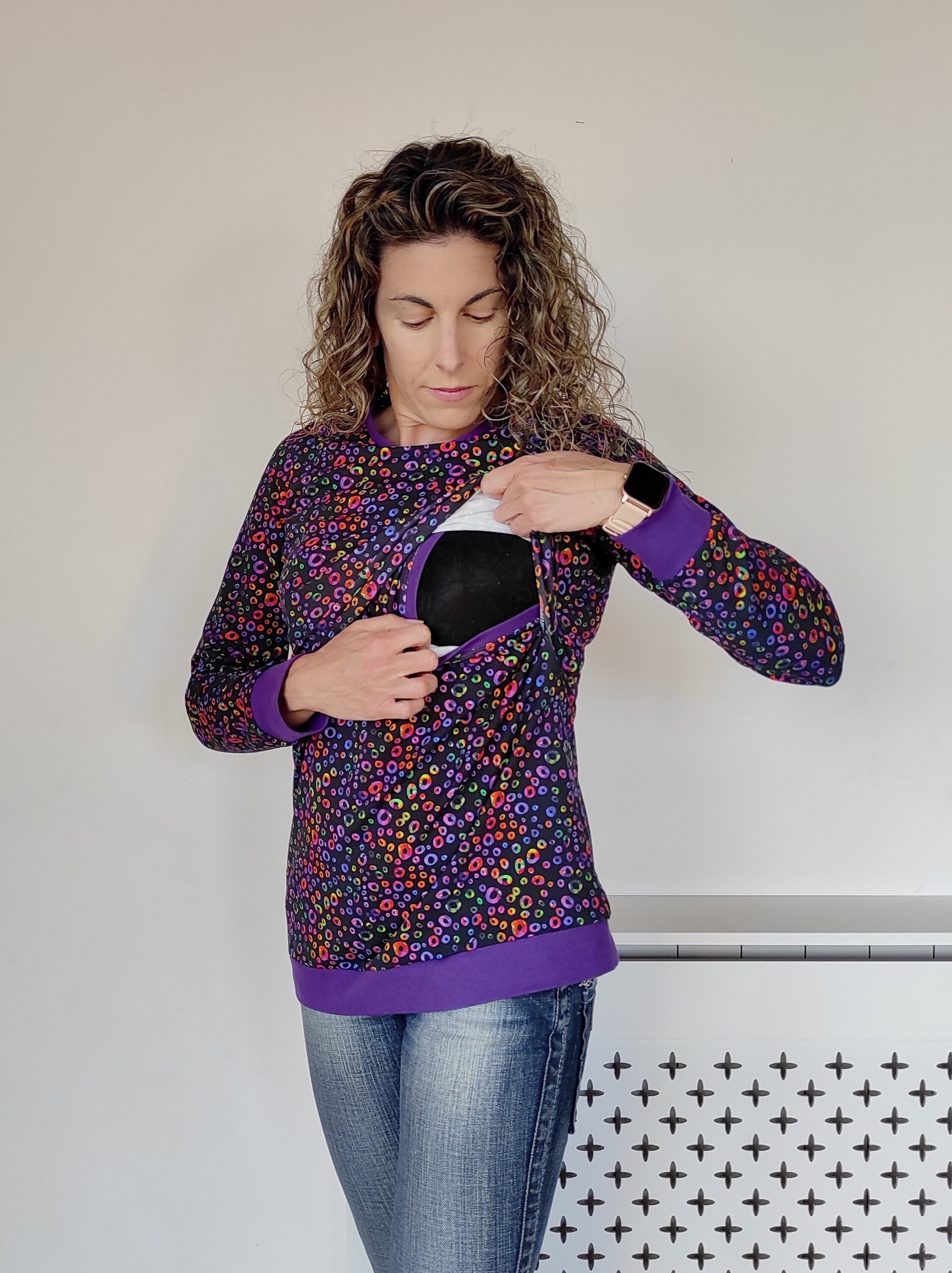 Sudadera de Lactancia - Cheeta Rainbow - 7