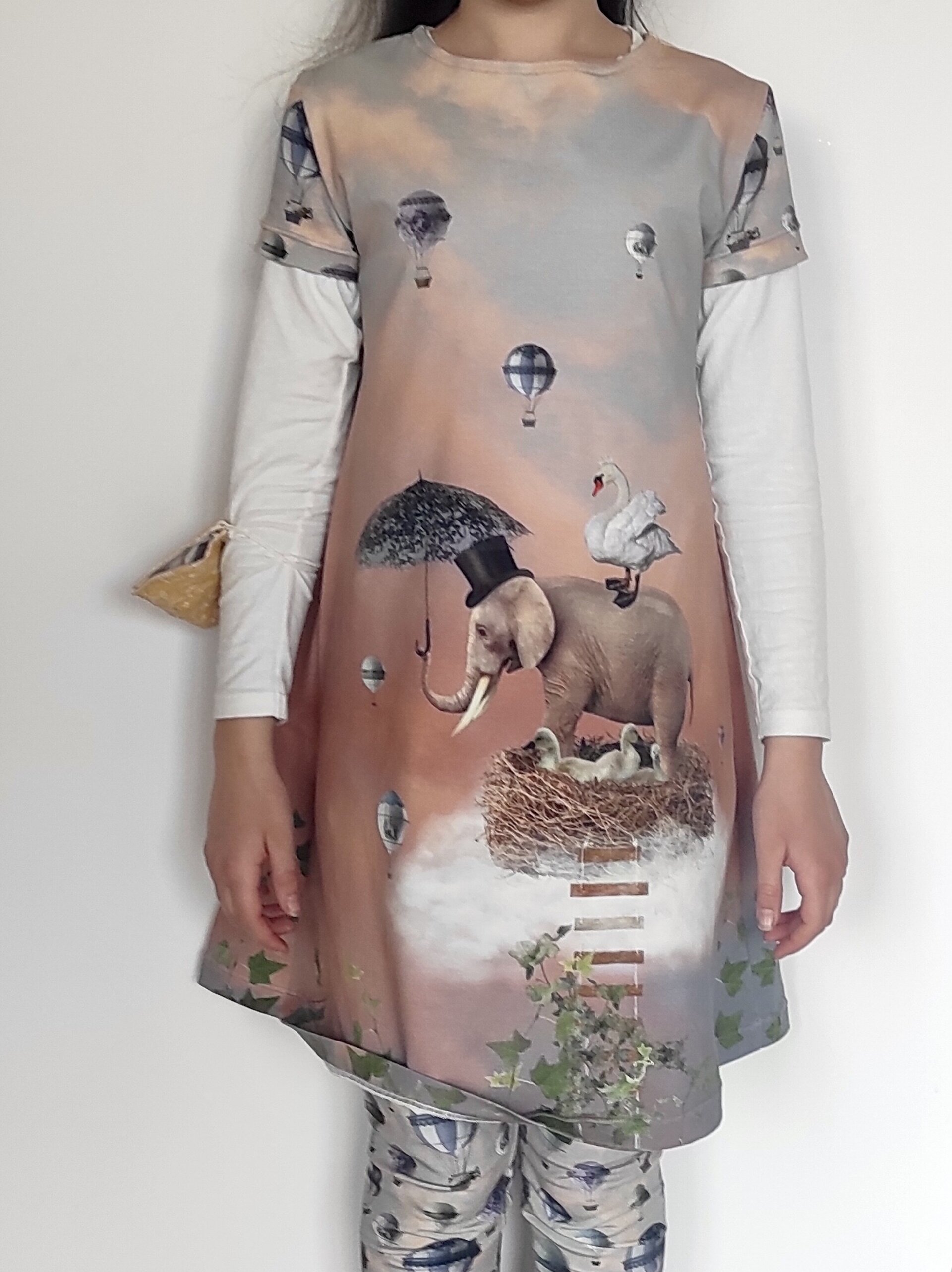 Vestido Infantil - Animales en Globo - 3