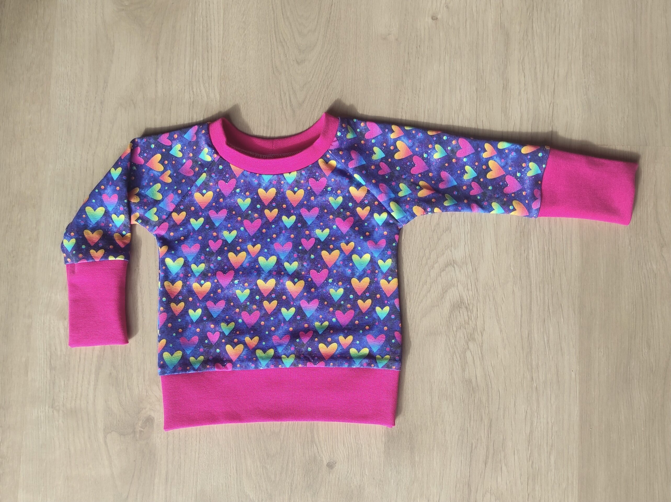 Sudadera Evolutiva - Corazones de colores - 2