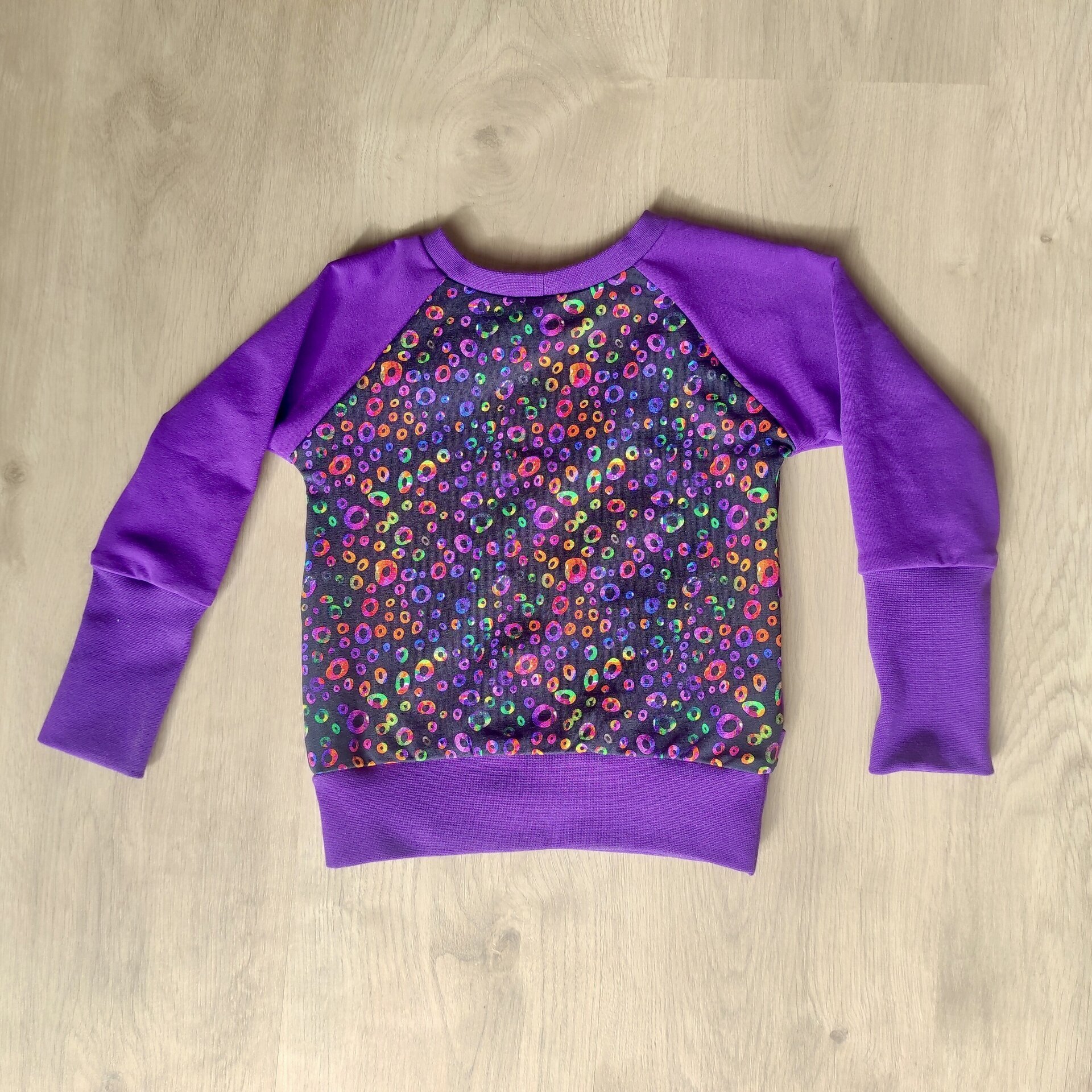 Sudadera Evolutiva - Cheeta print morado - 2