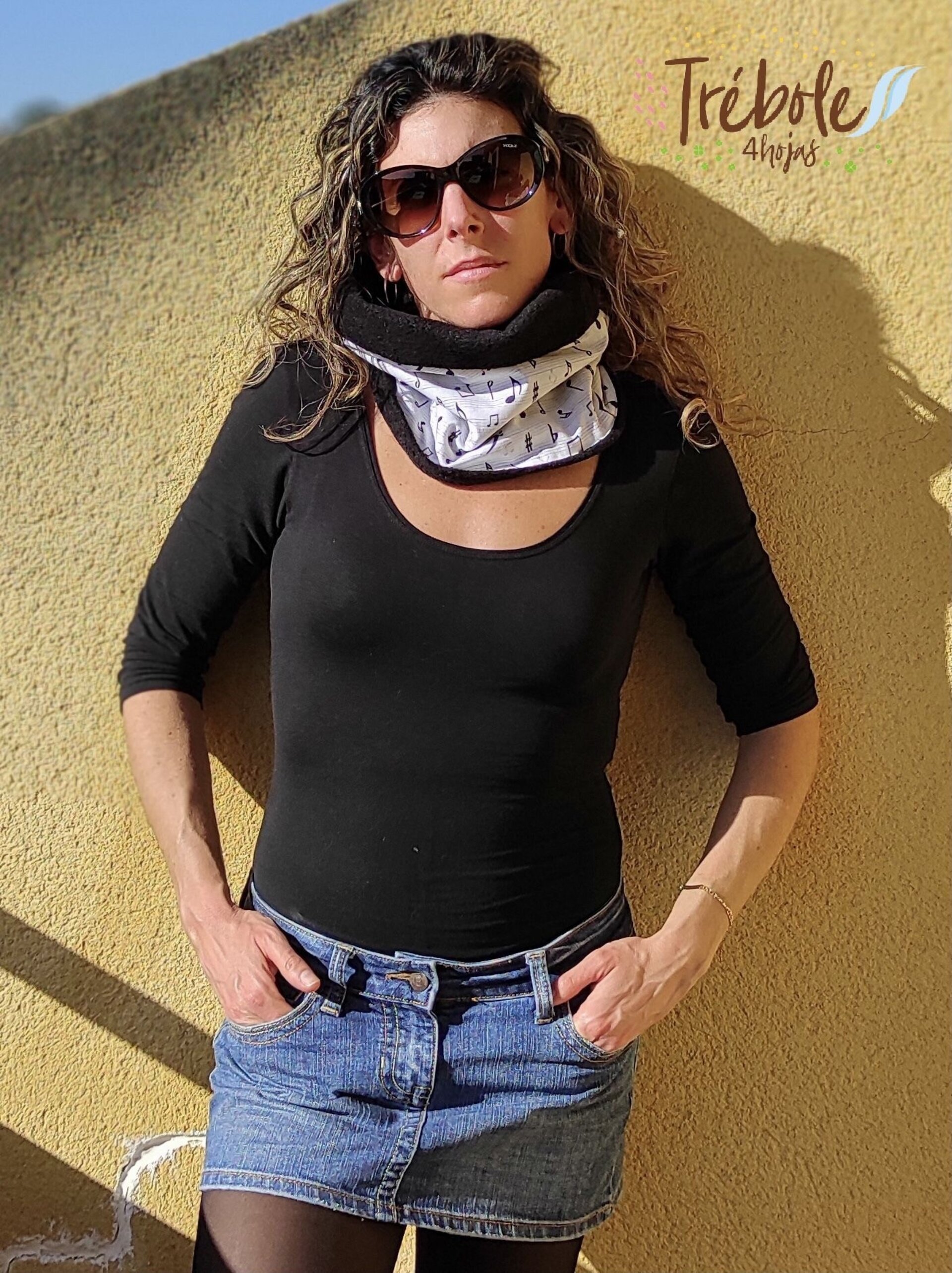 Braga Cuello - Vichy negro - 3