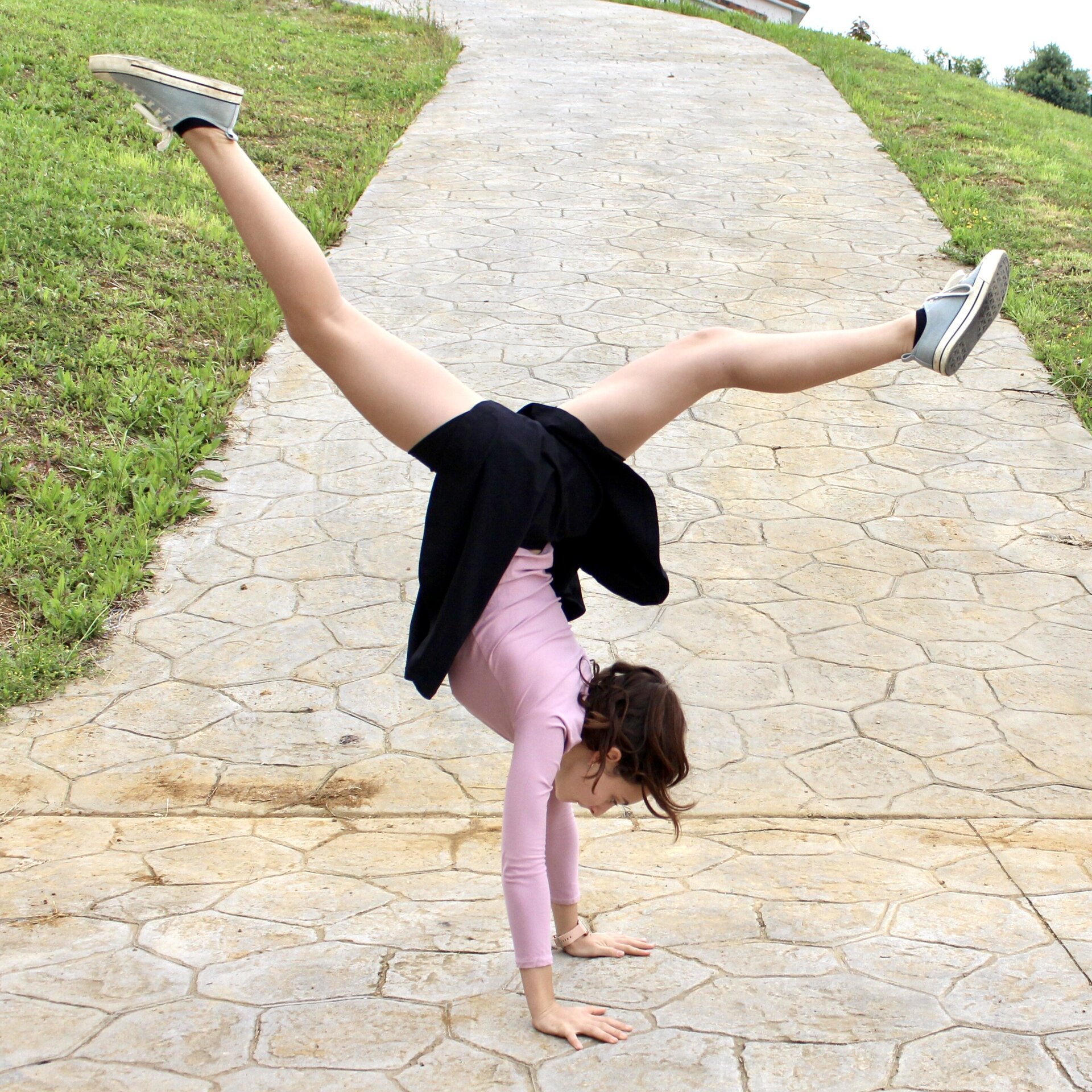 Falda Pantalón Infantil - Skort - Negro - 6