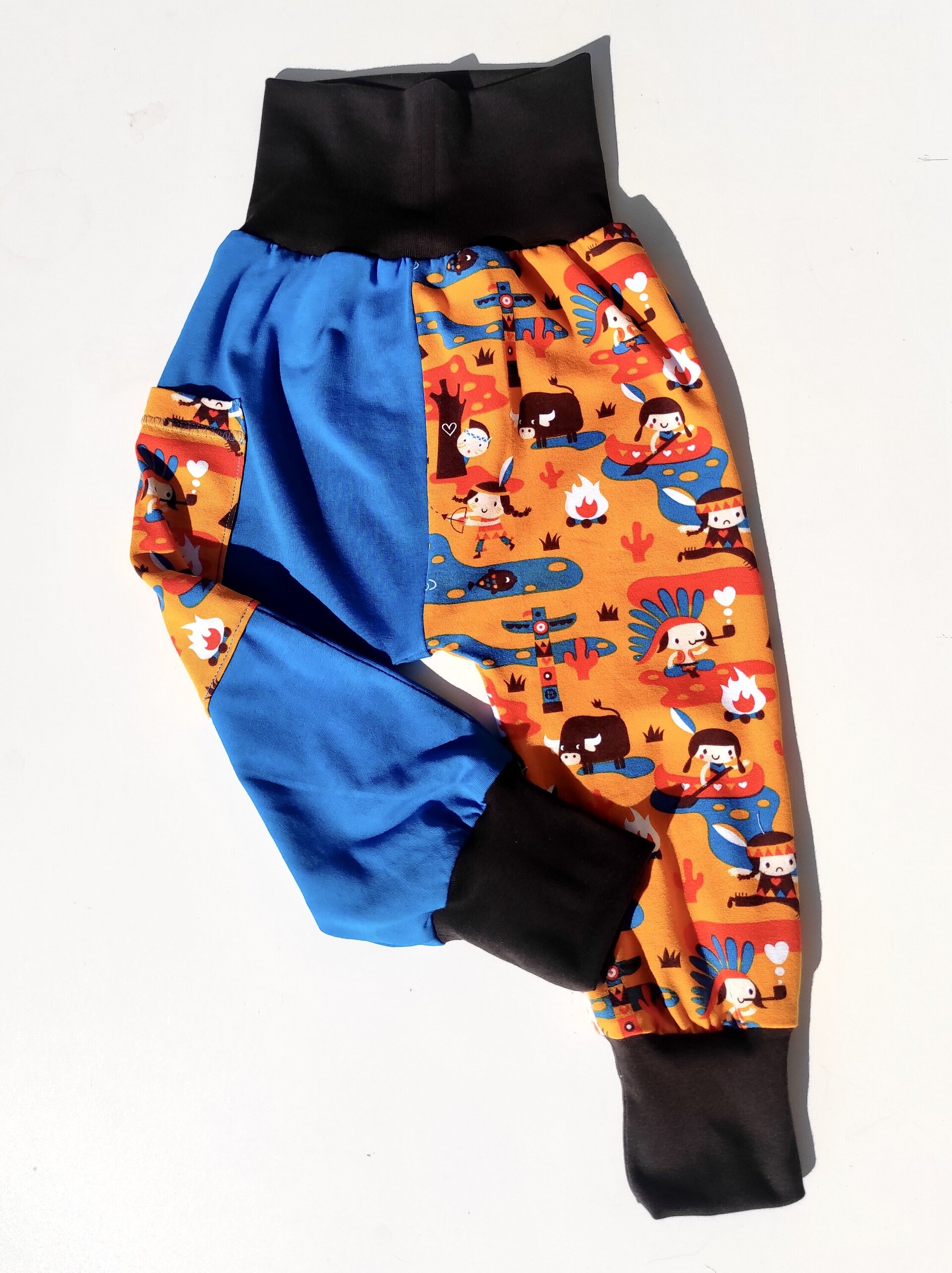 Pantalón Sarouel/Harem Bebé - Modelo único - Bolsillo - Indios - 4