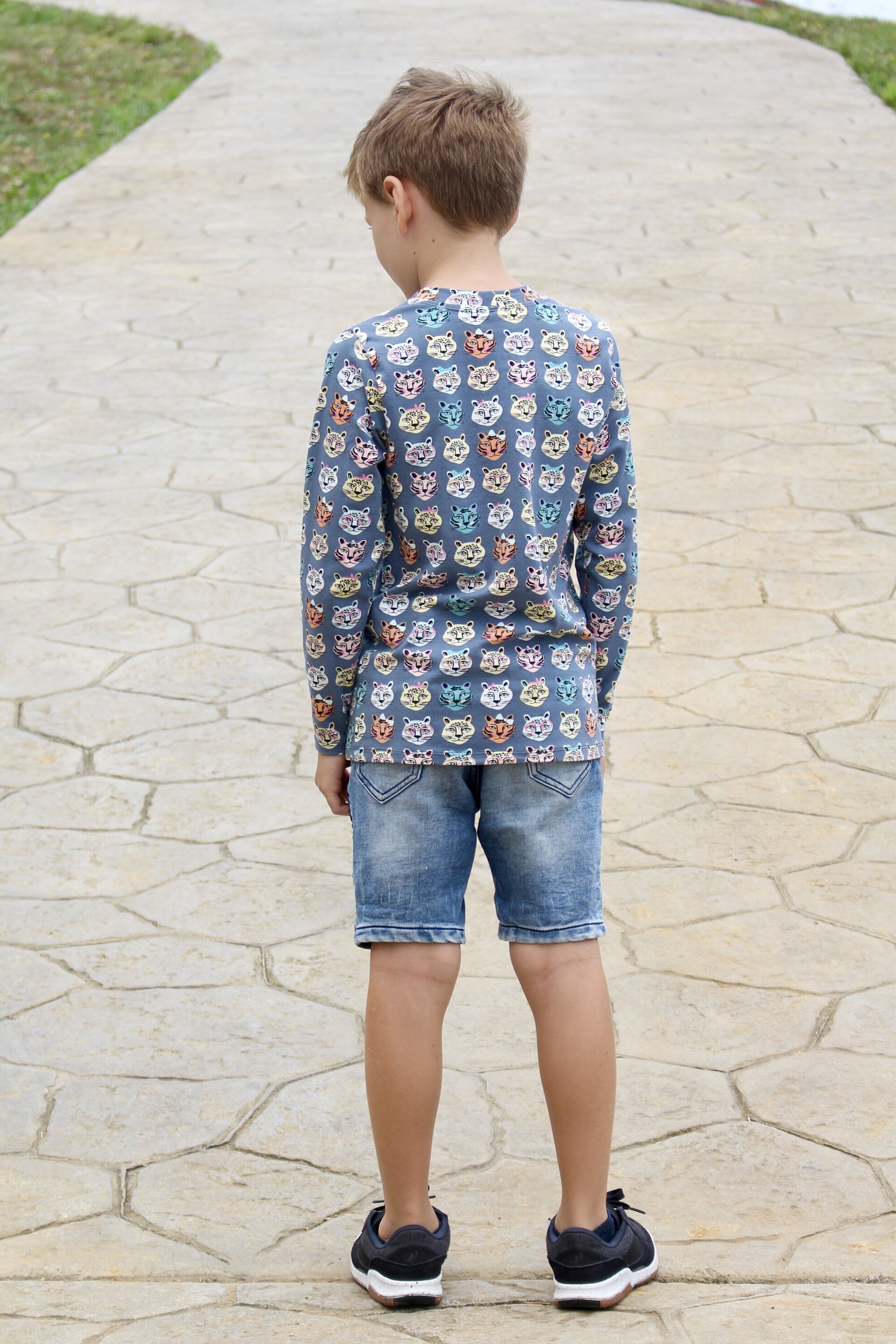 Camiseta Infantil Manga Larga - Tigres - 2