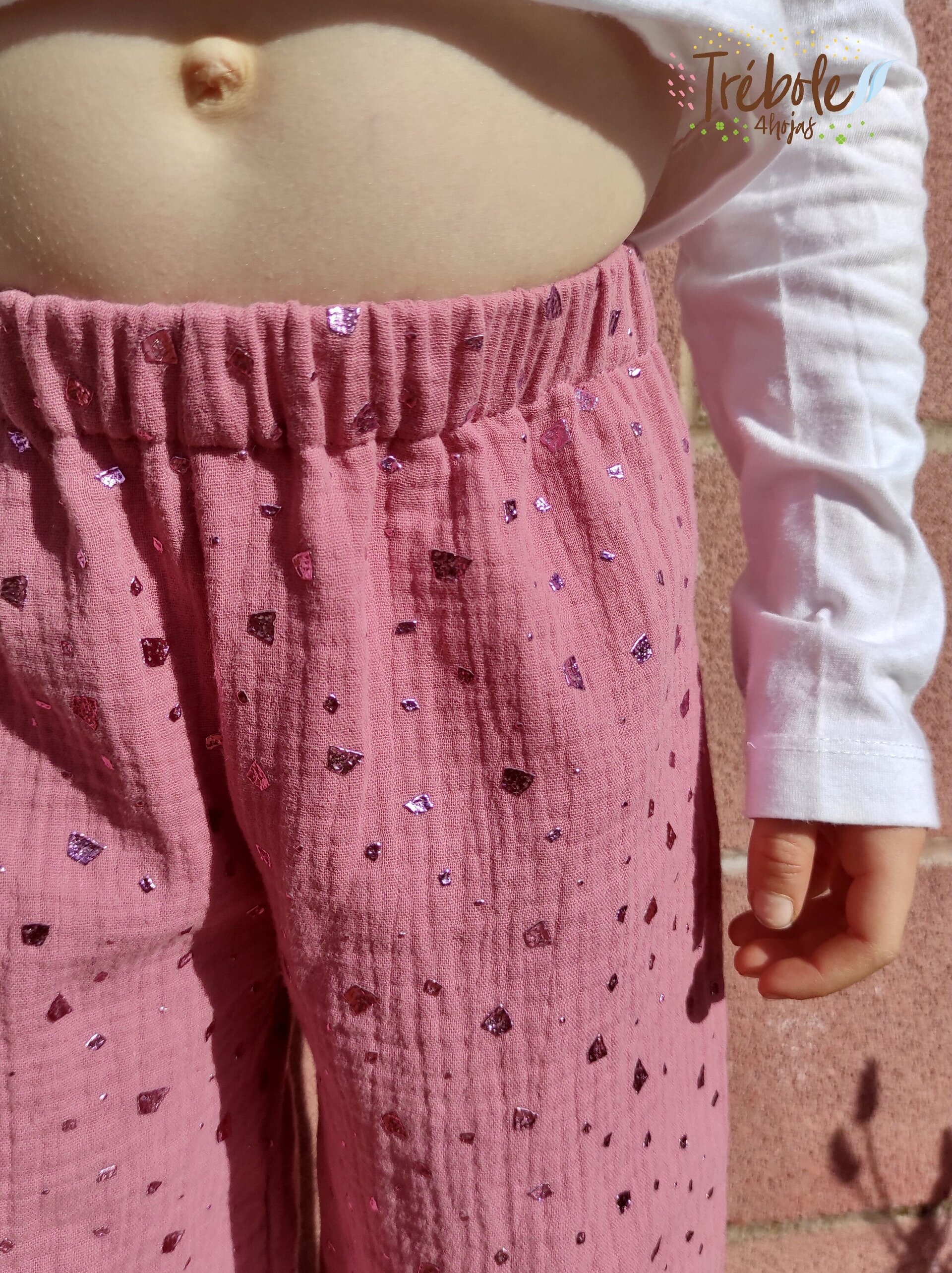 Pantalón Bombacho infantil - doble gasa Brilli Brilli - - 7