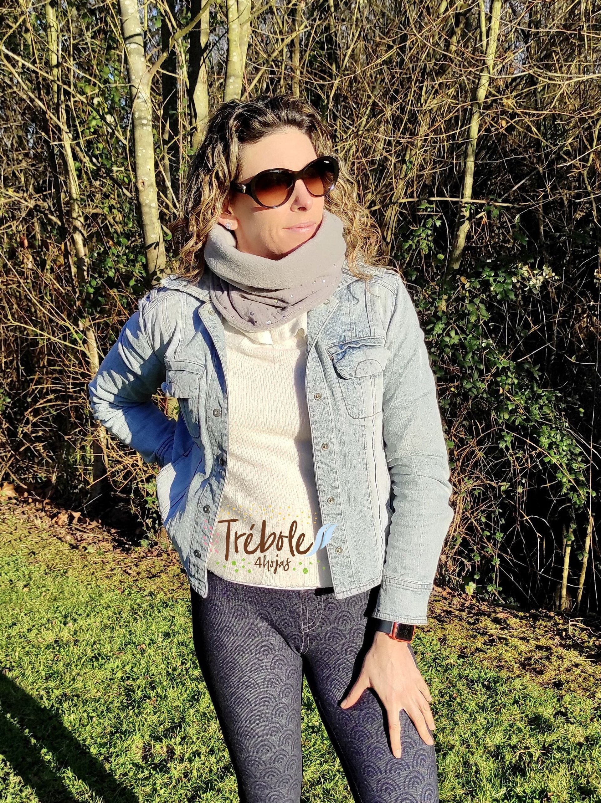 Braga Cuello - Muselina brilli-brilli - Gris - 3