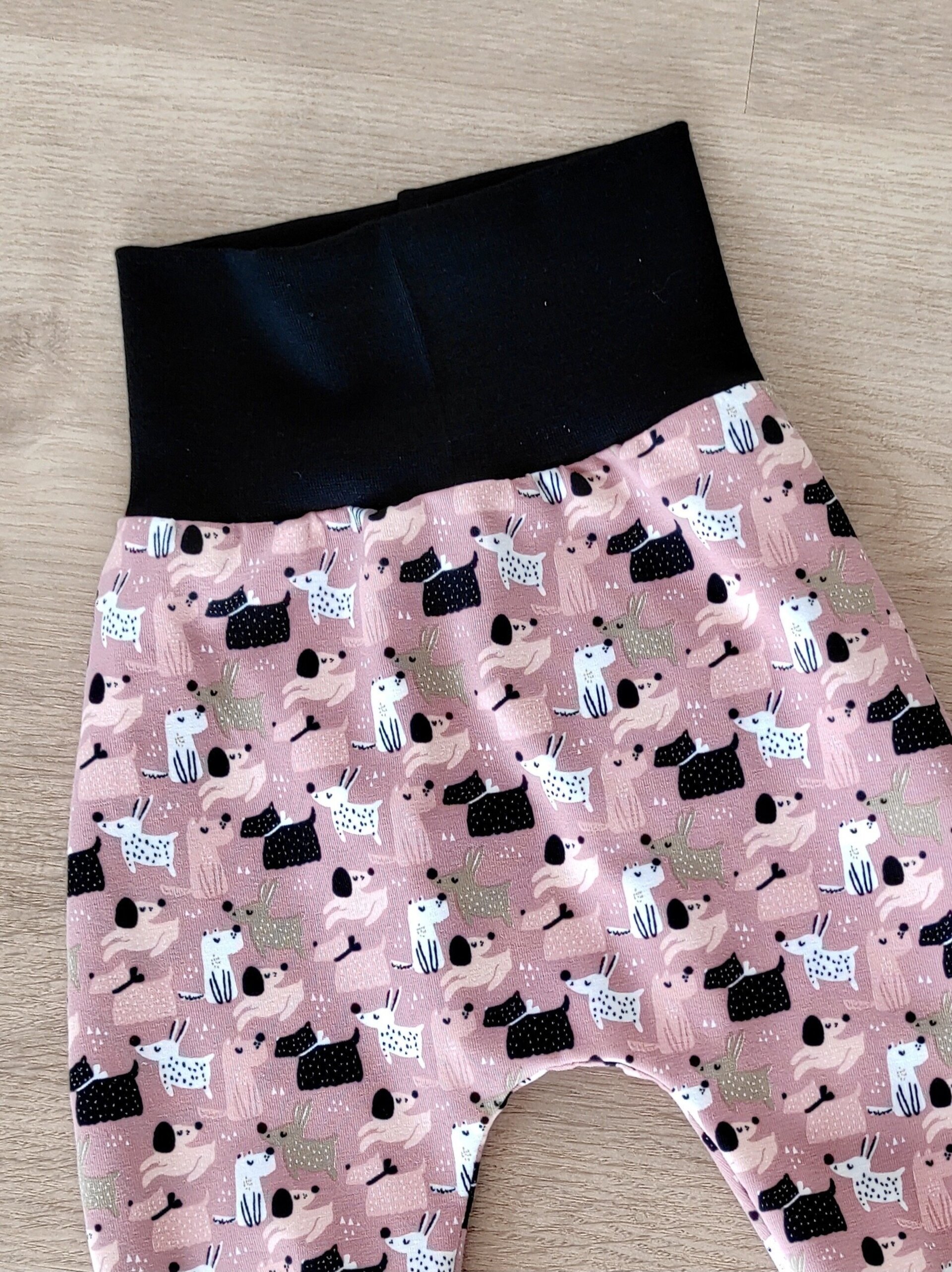 Pantalón Evolutivo - Perritos negro - 2