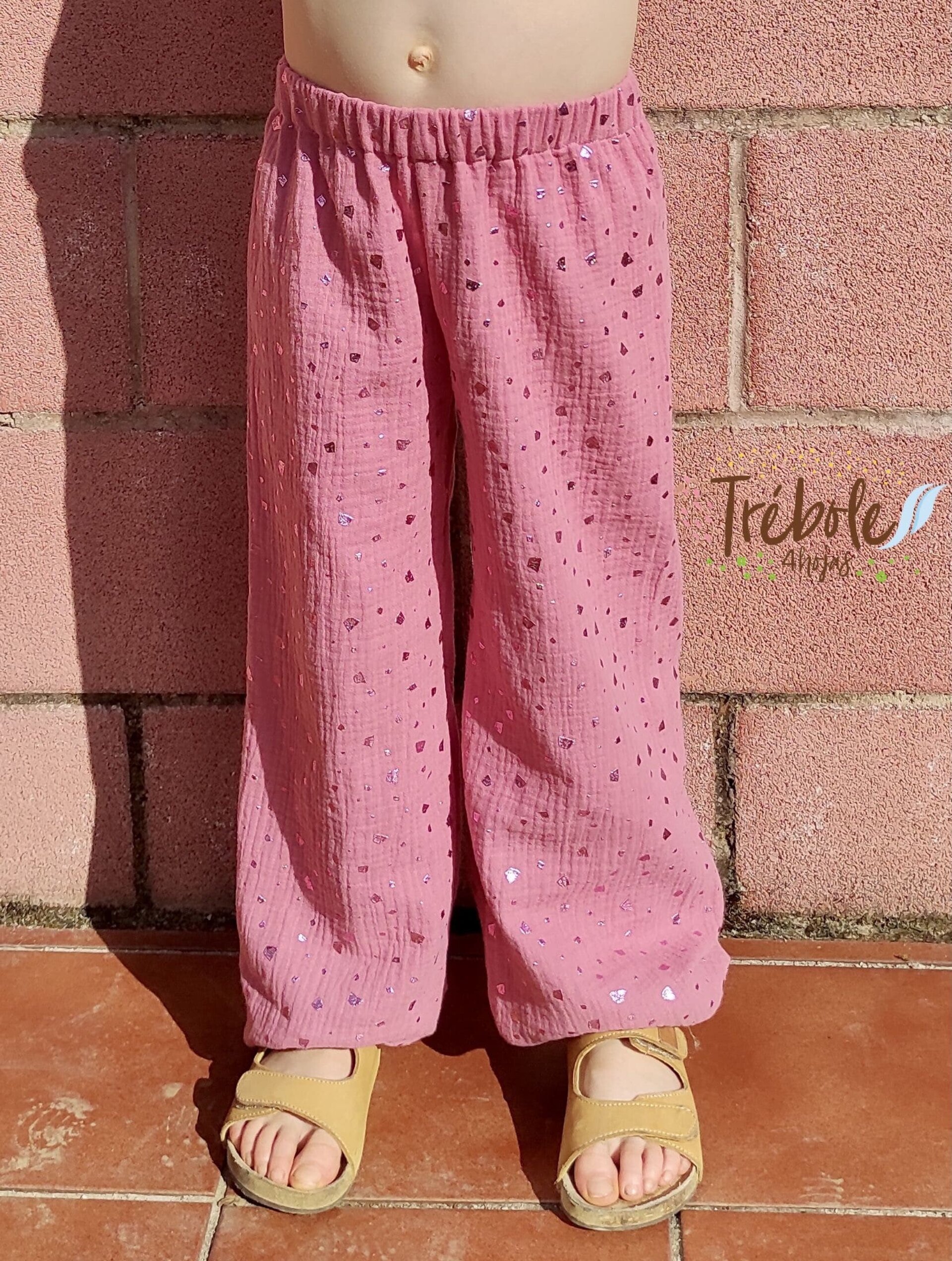 Pantalón Bombacho infantil - doble gasa Brilli Brilli - - 6