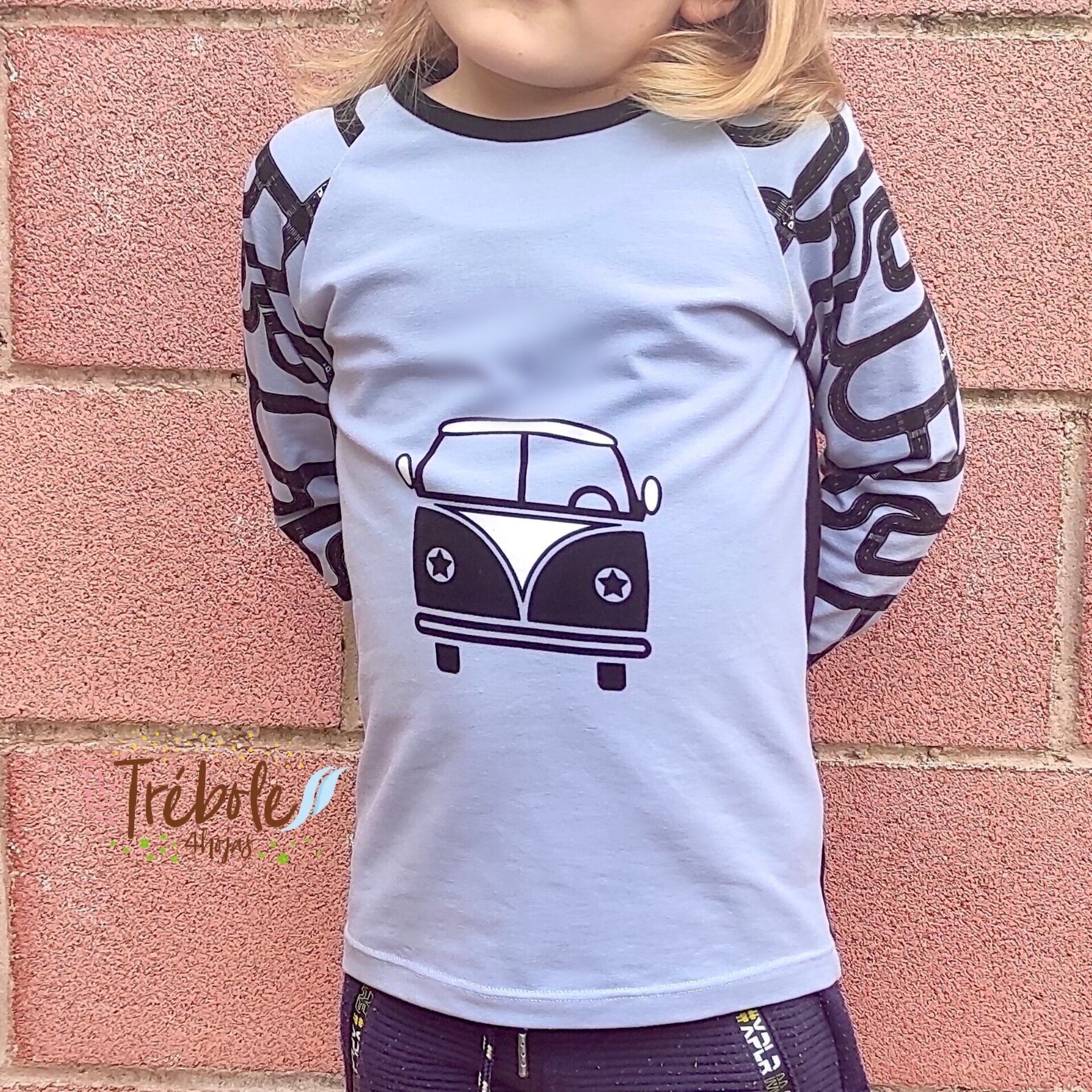 Camiseta Infantil Manga Larga - Furgo Van - 5