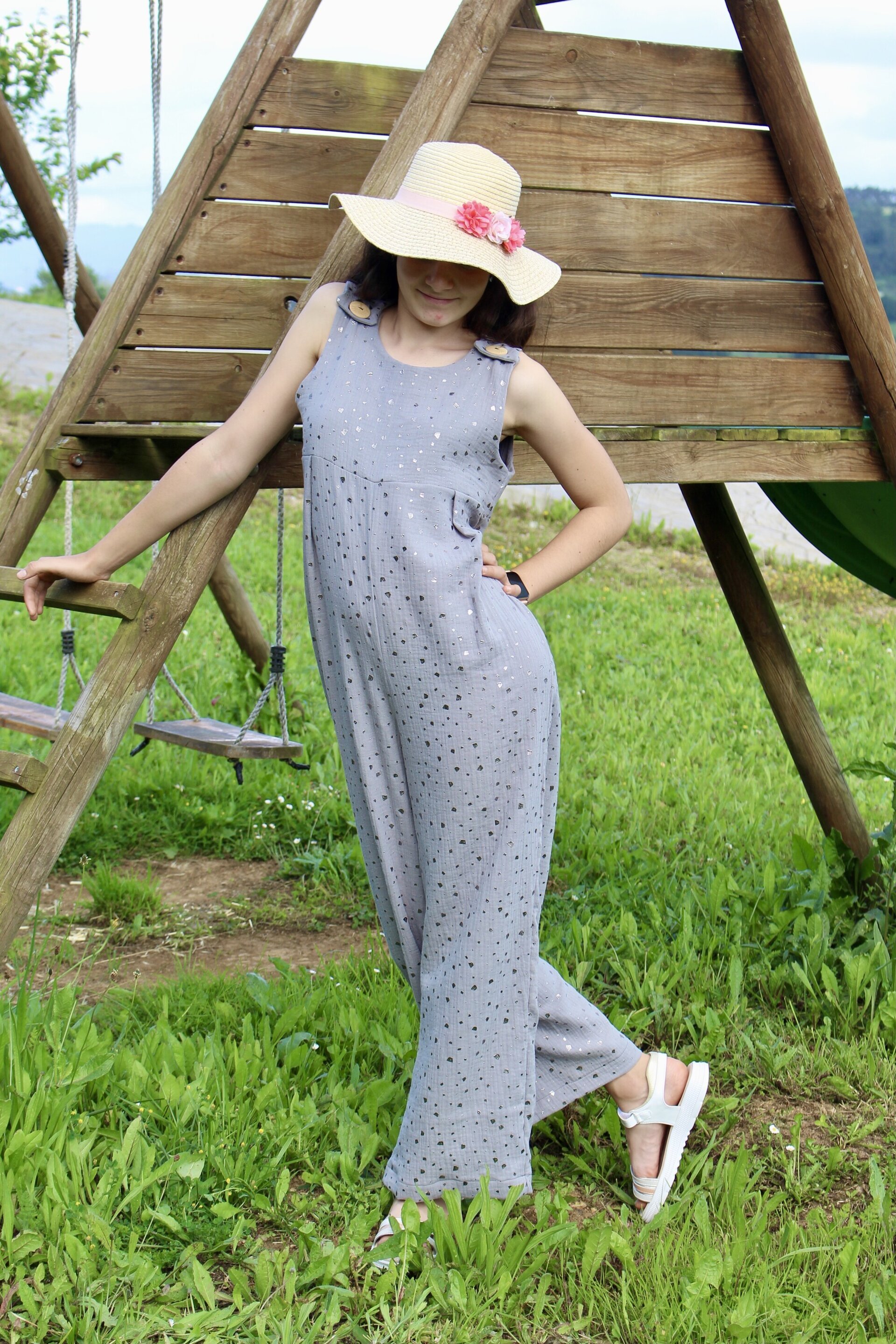 Peto doble gasa - Brilli Brilli Gris - 3