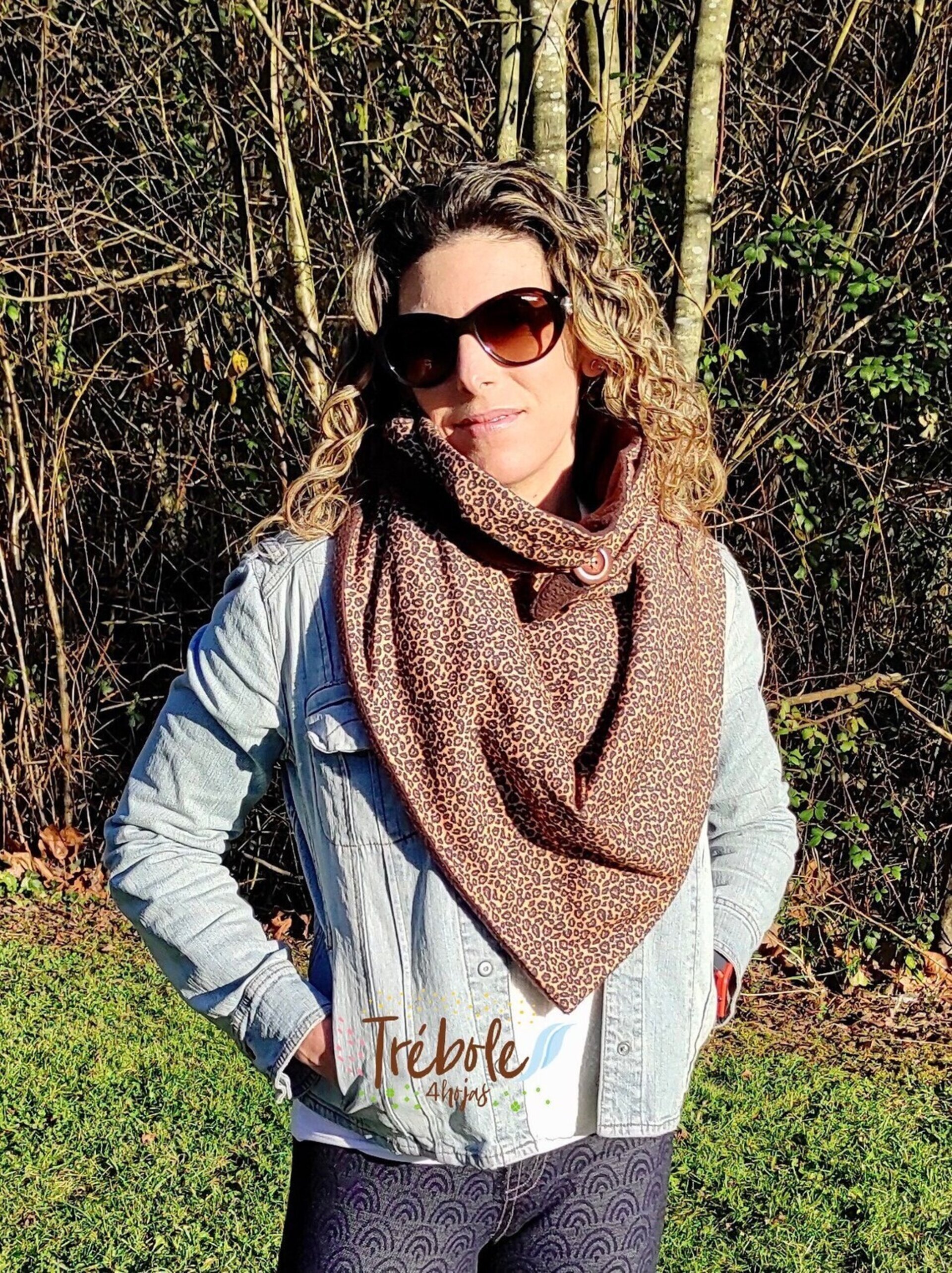 Bufanda triangular - Animal Print - 8