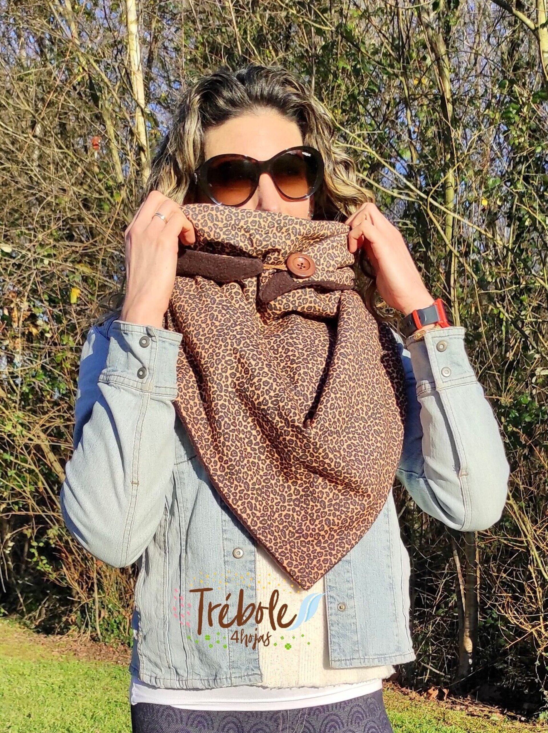 Bufanda triangular - Animal Print - 6