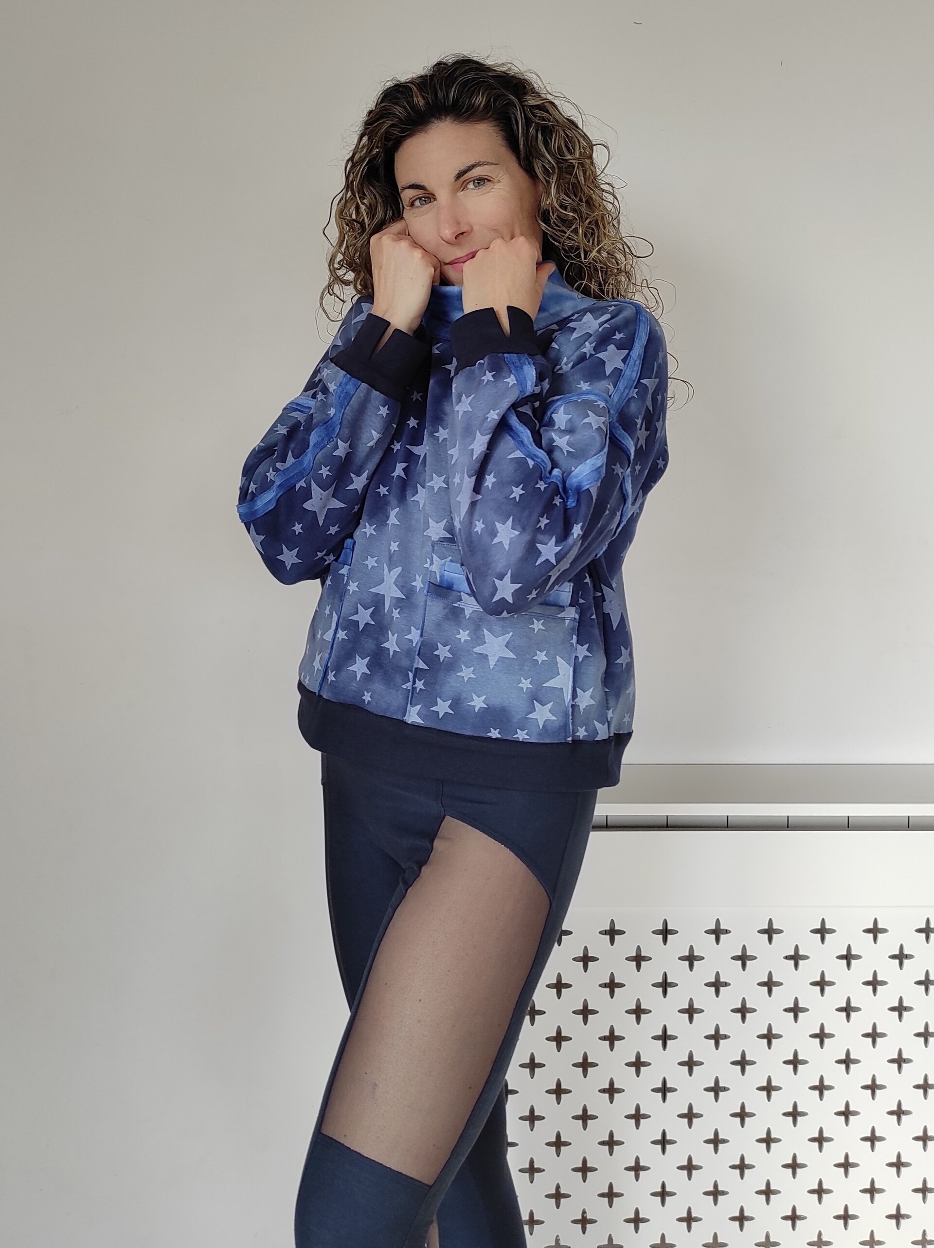 Sudadera costuras expuestas - Estrellas - 3