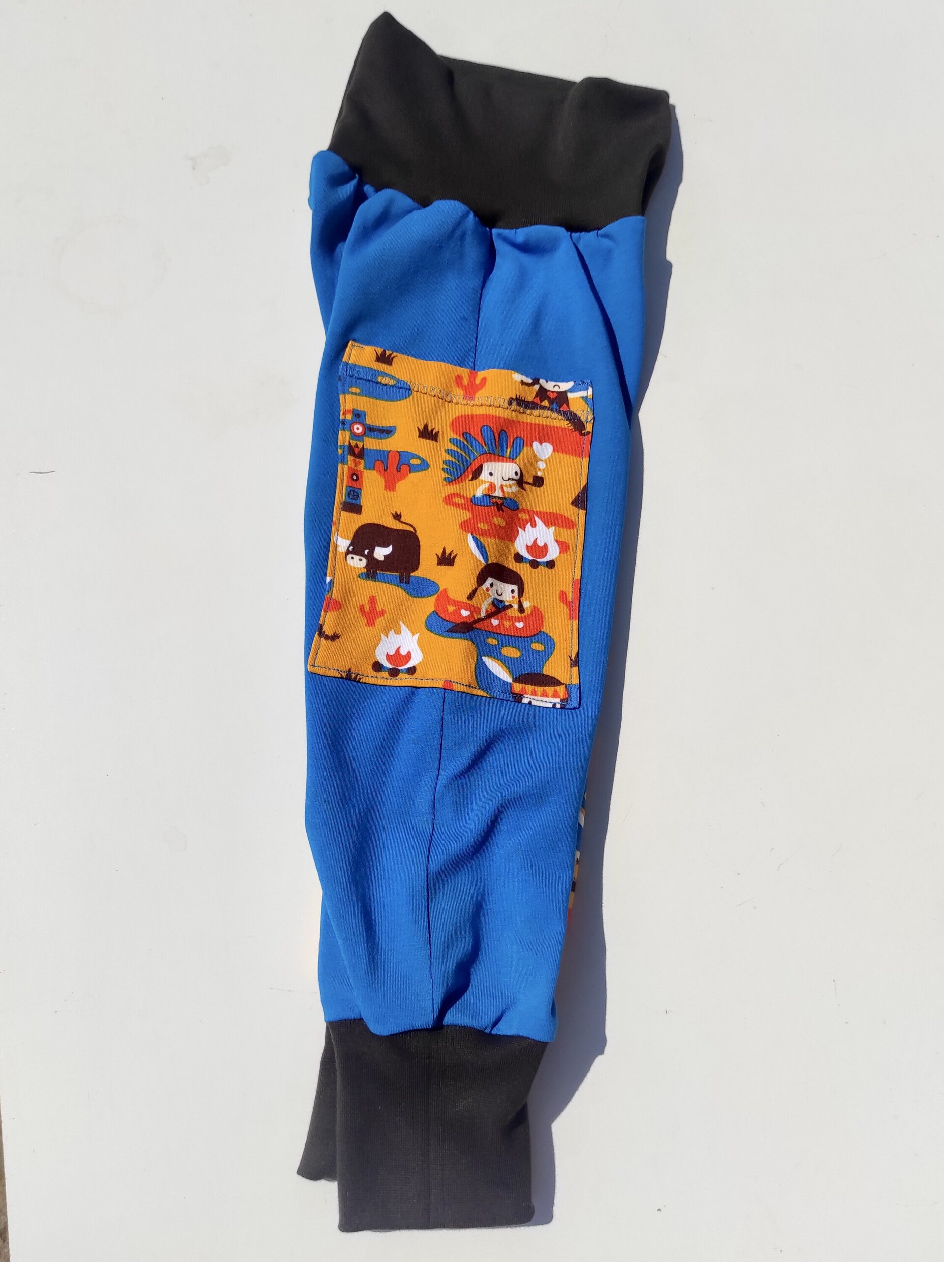 Pantalón Sarouel/Harem Bebé - Modelo único - Bolsillo - Indios - 2