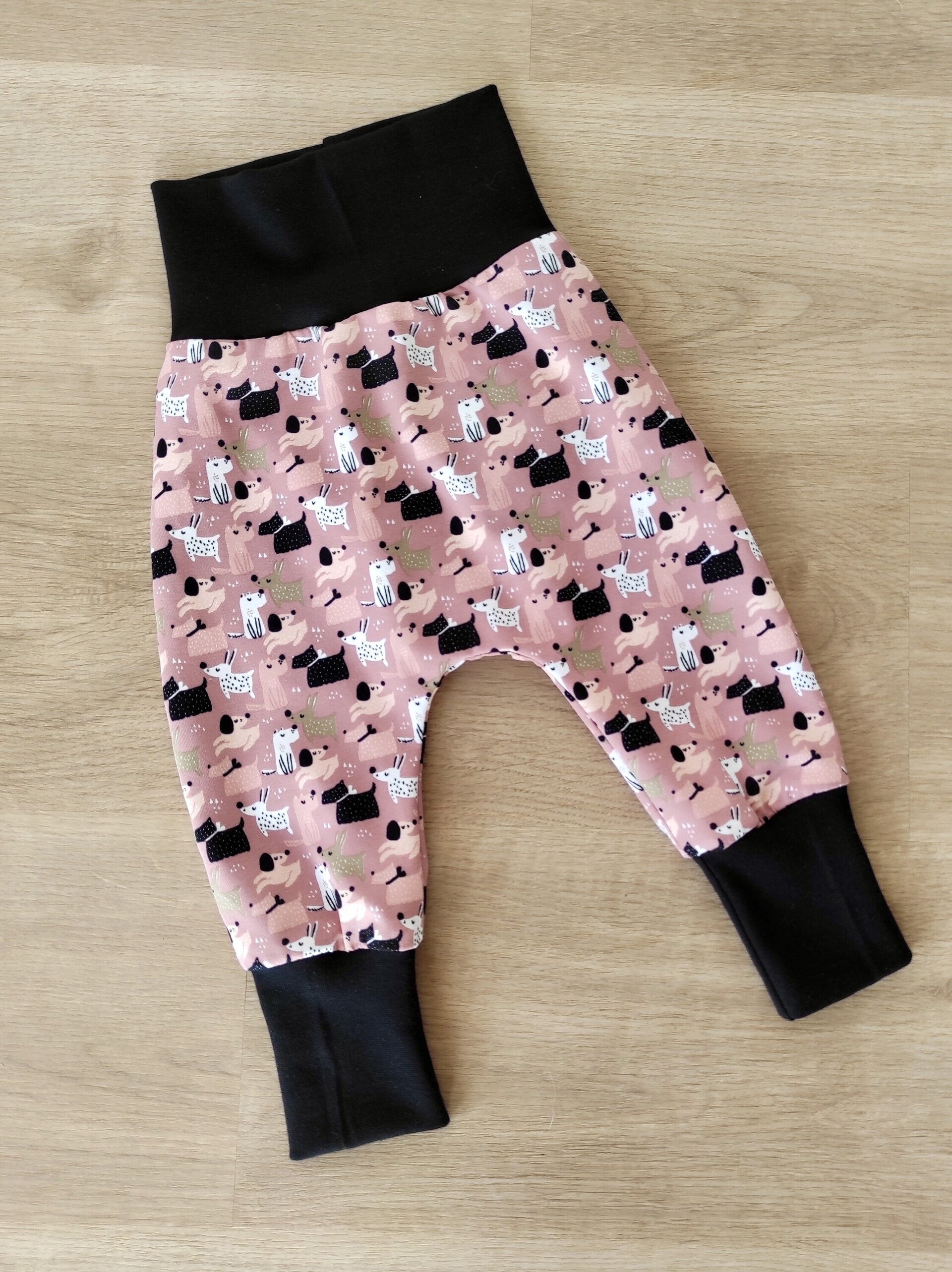 Pantalón Evolutivo - Perritos negro - 3