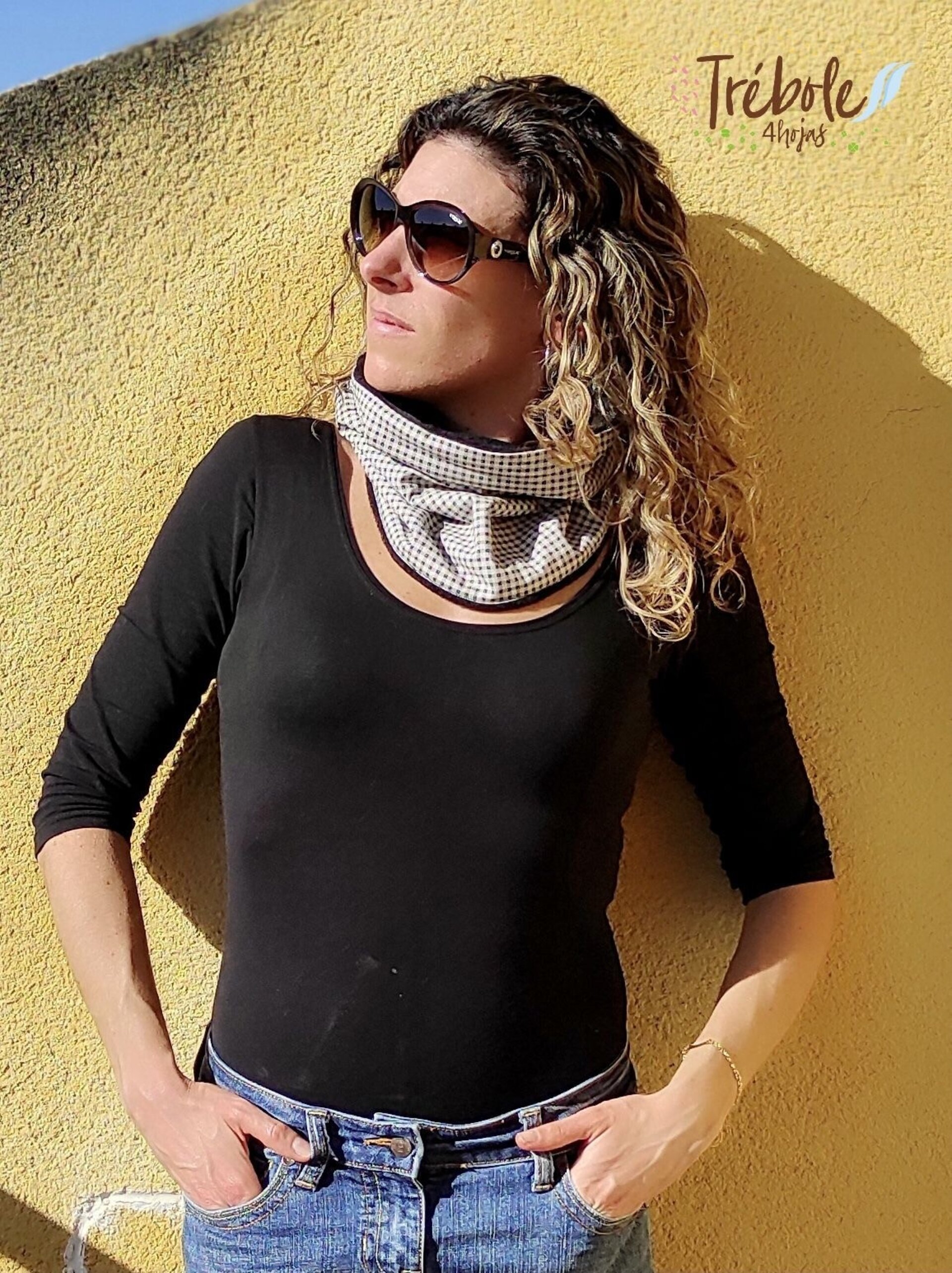 Braga Cuello - Vichy negro - 4