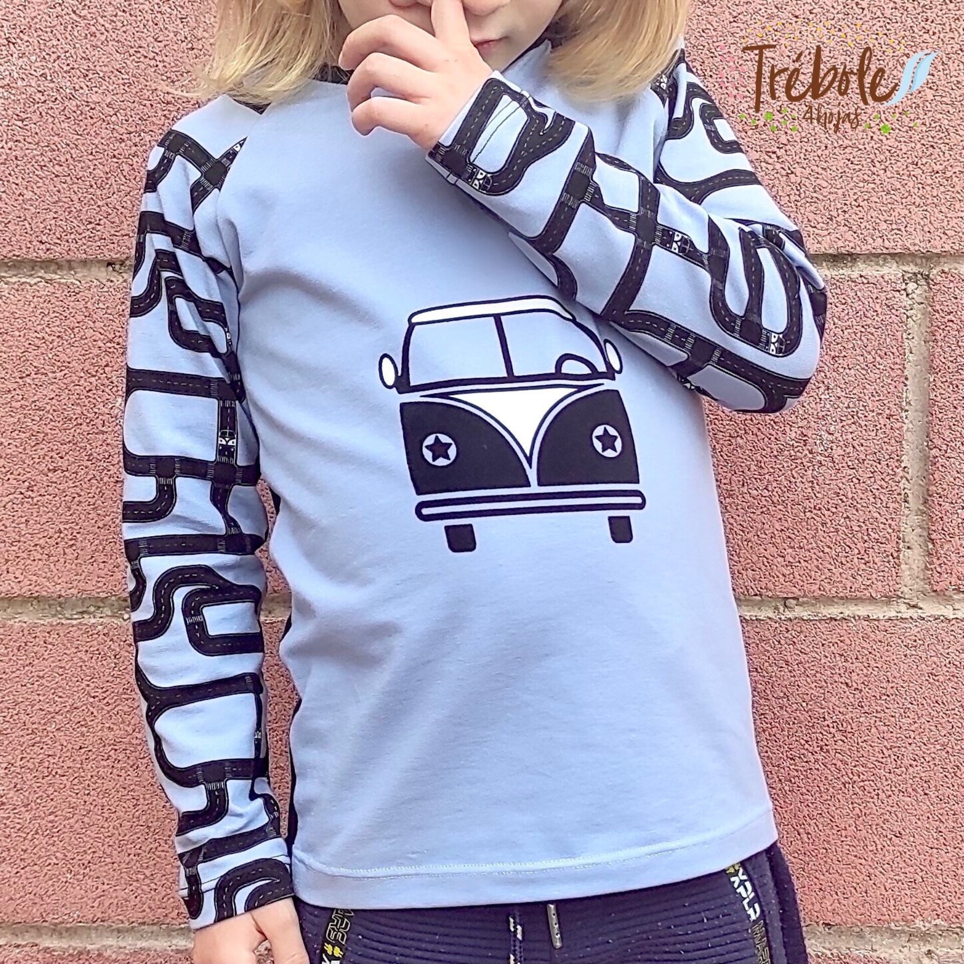 Camiseta Infantil Manga Larga - Furgo Van - 7