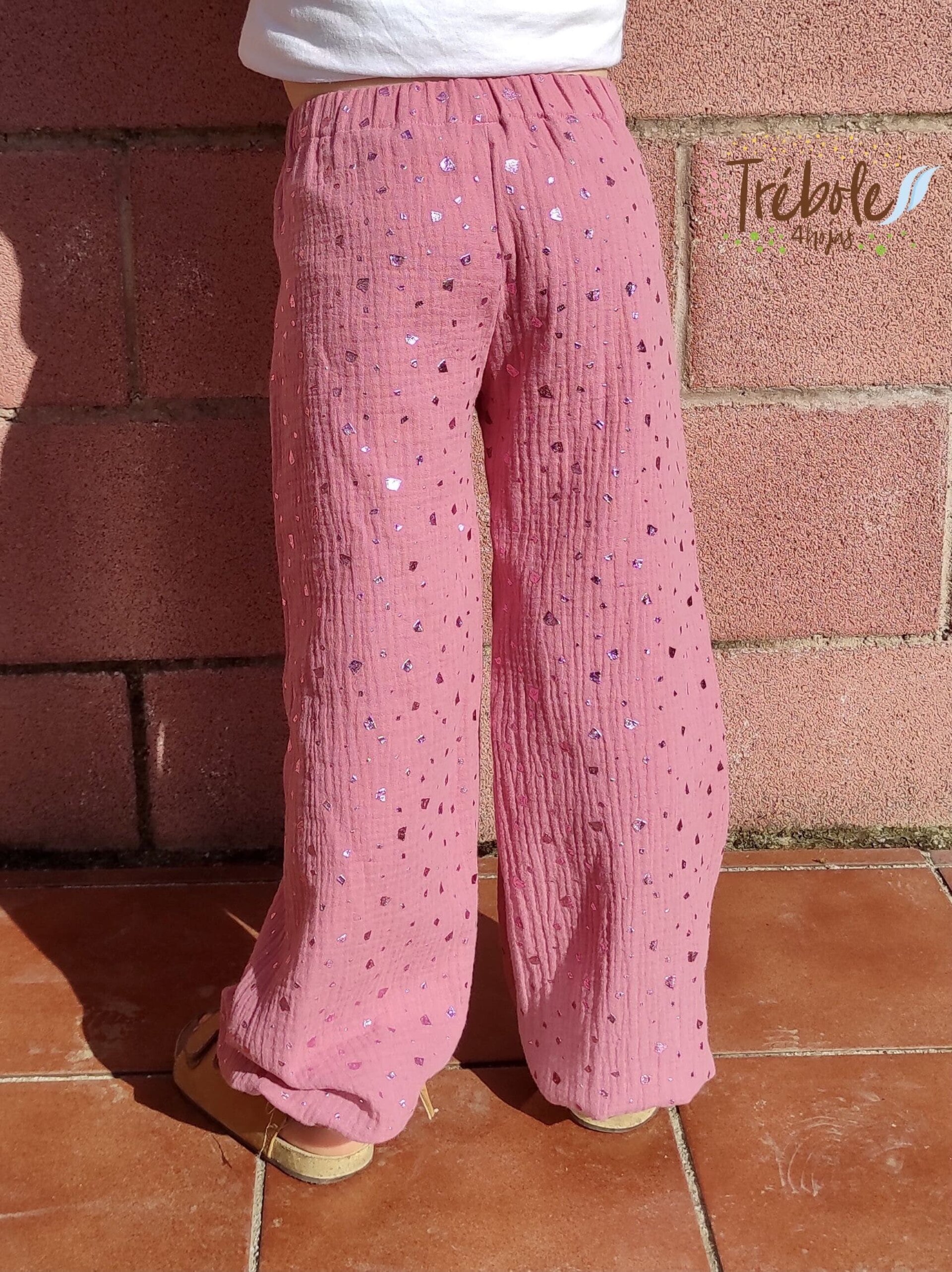 Pantalón Bombacho infantil - doble gasa Brilli Brilli - - 4