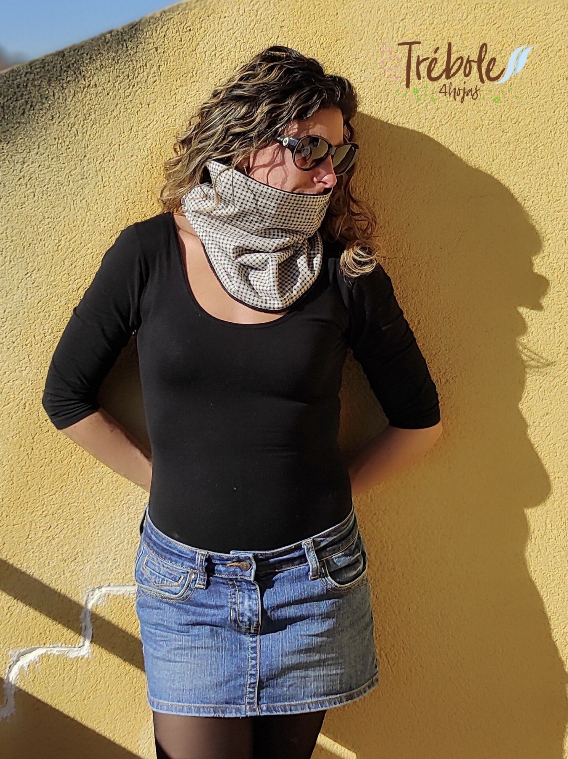 Braga Cuello - Vichy negro - 6