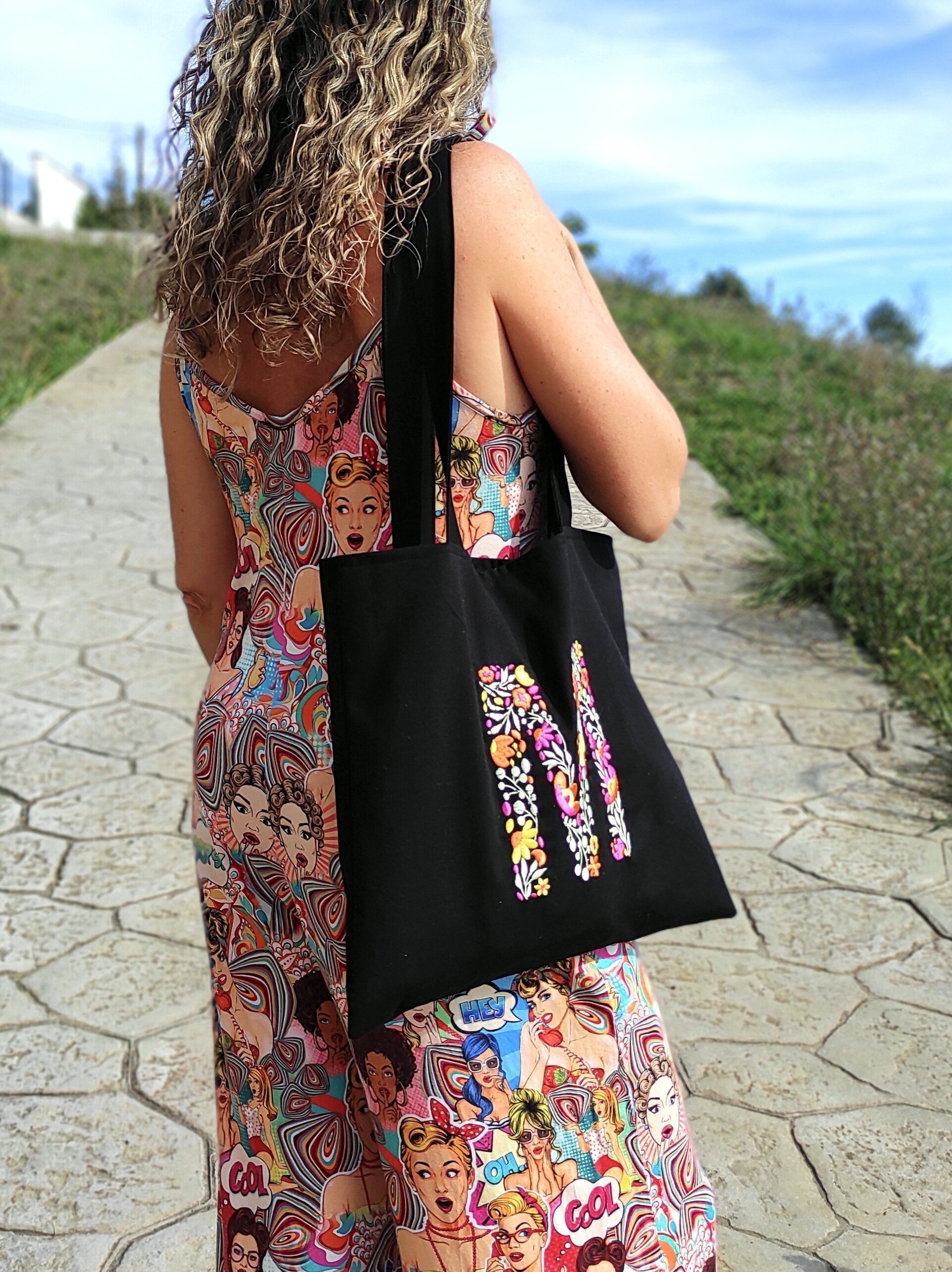 Tote Bag con bordado de Letra o Inicial - 6